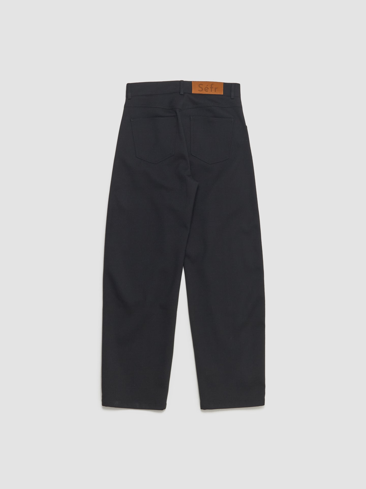 Oktai Trousers in Sturdy Black Twill