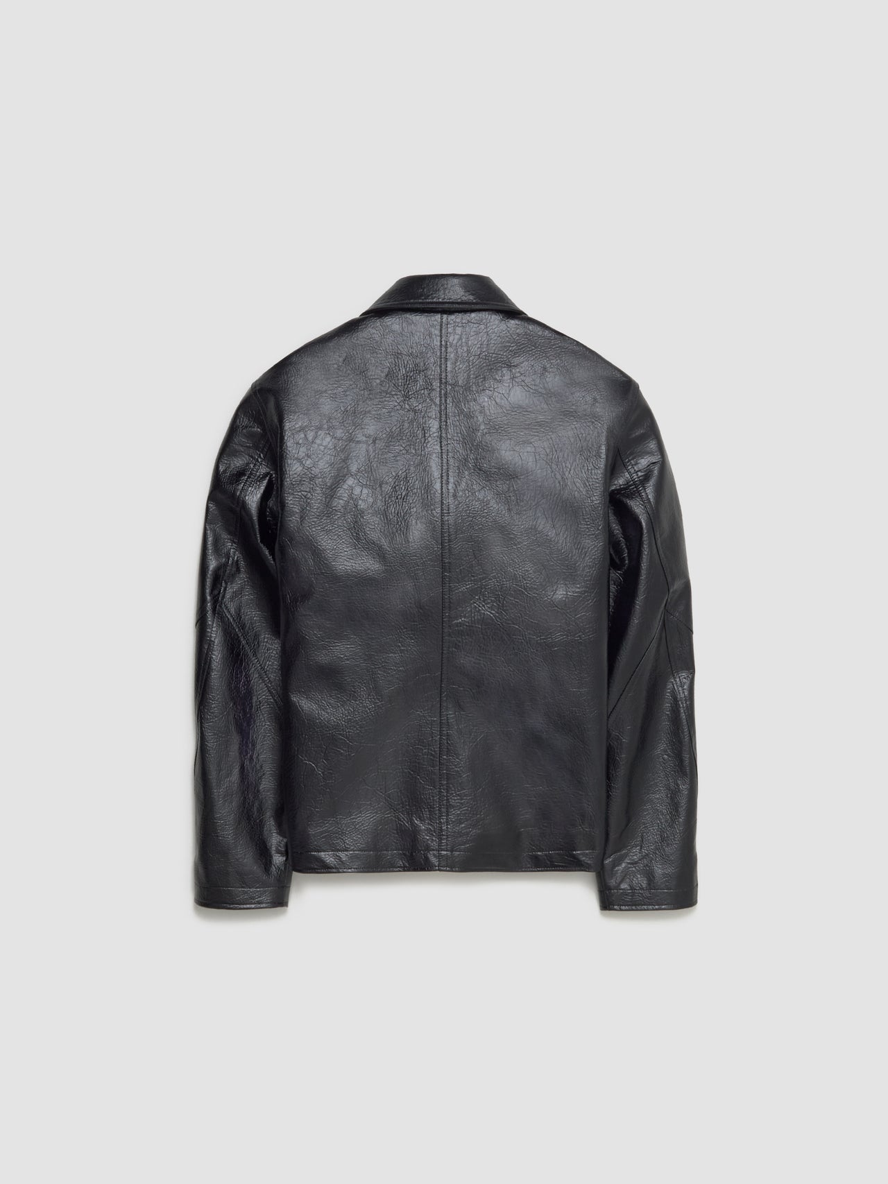 Duke Jacket in Faux Memory Leather