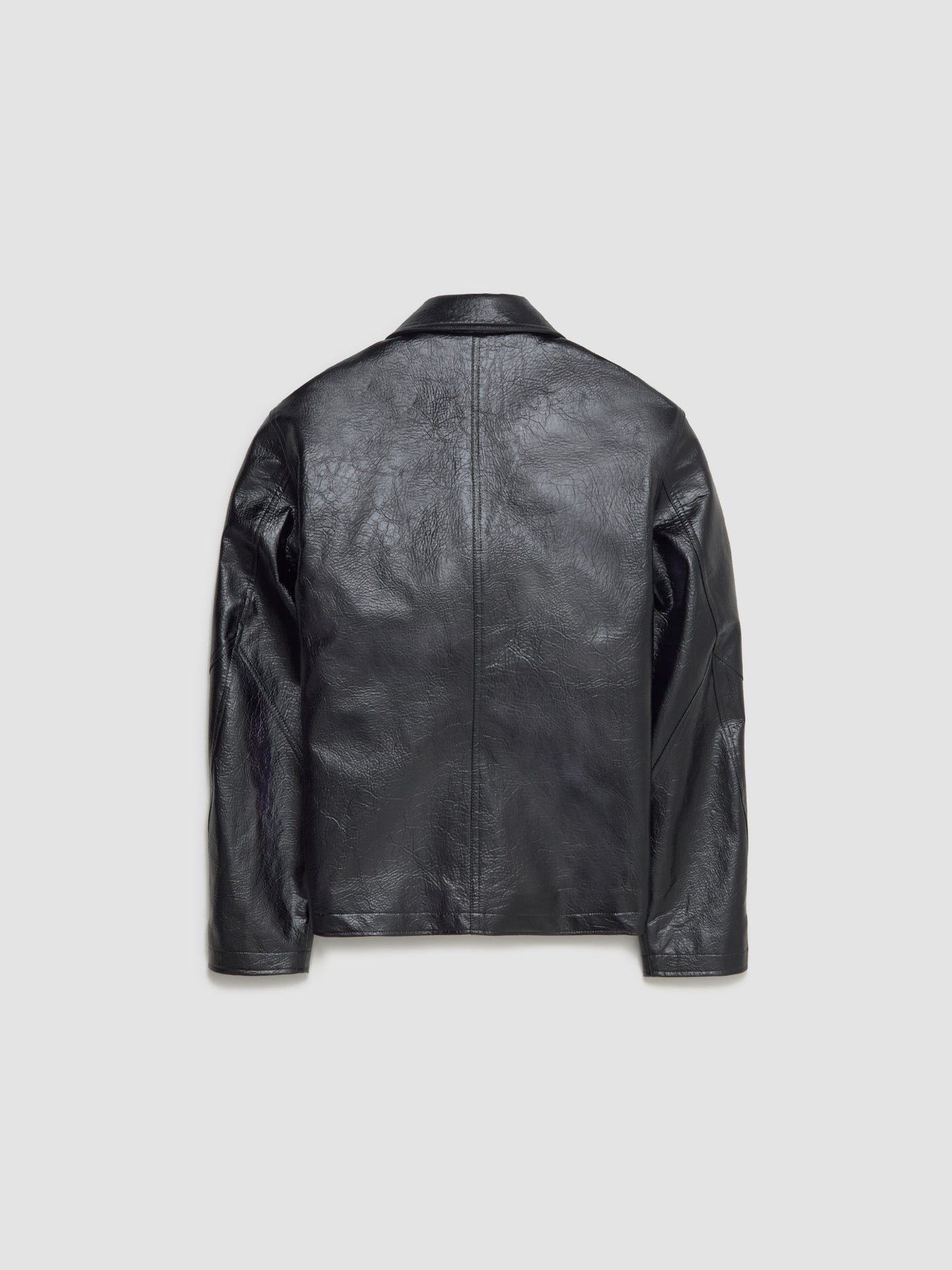 Duke Jacket in Faux Memory Leather