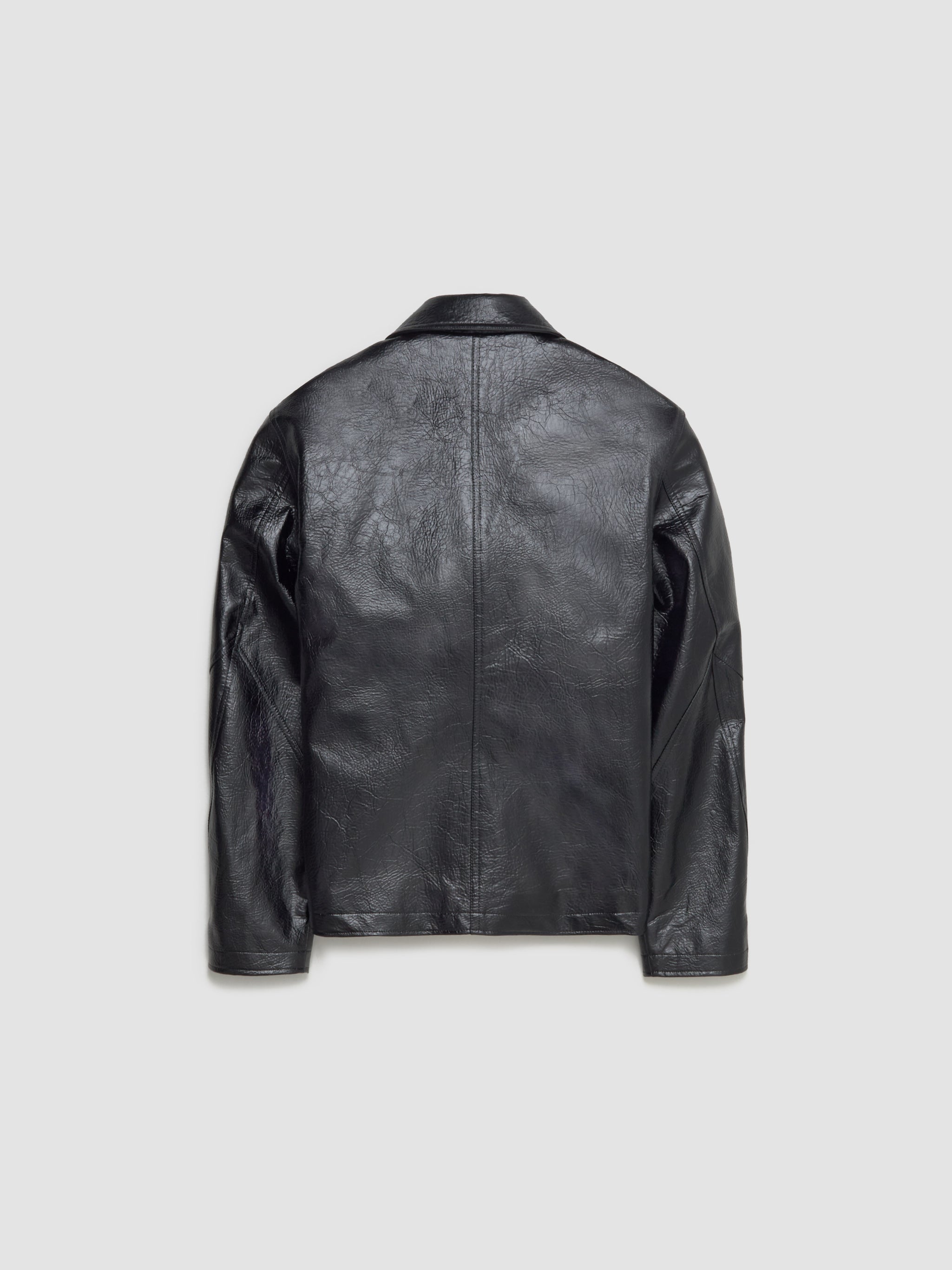 Duke Jacket in Faux Memory Leather