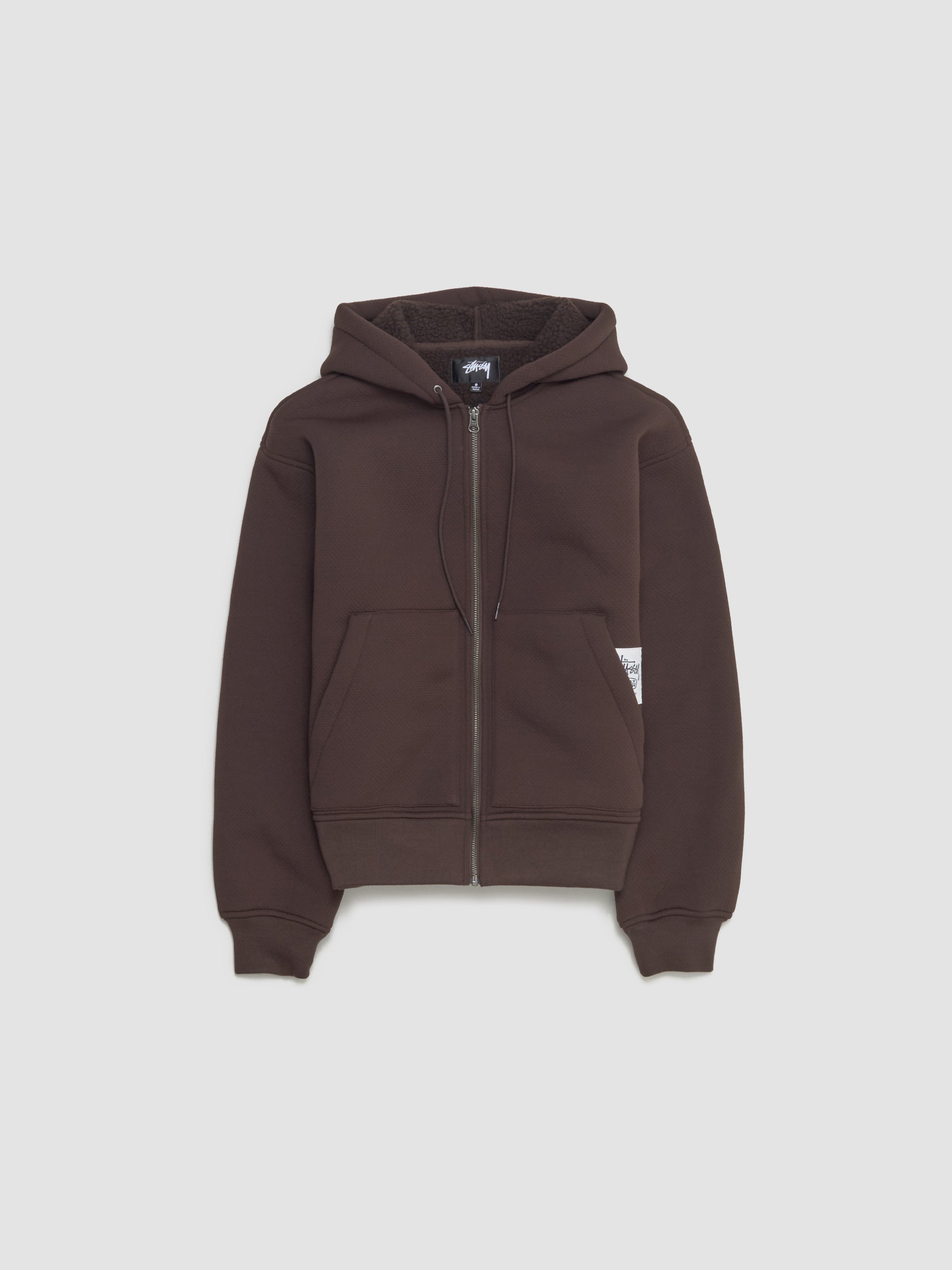 Bonded Sherpa Lined Hood in Brown