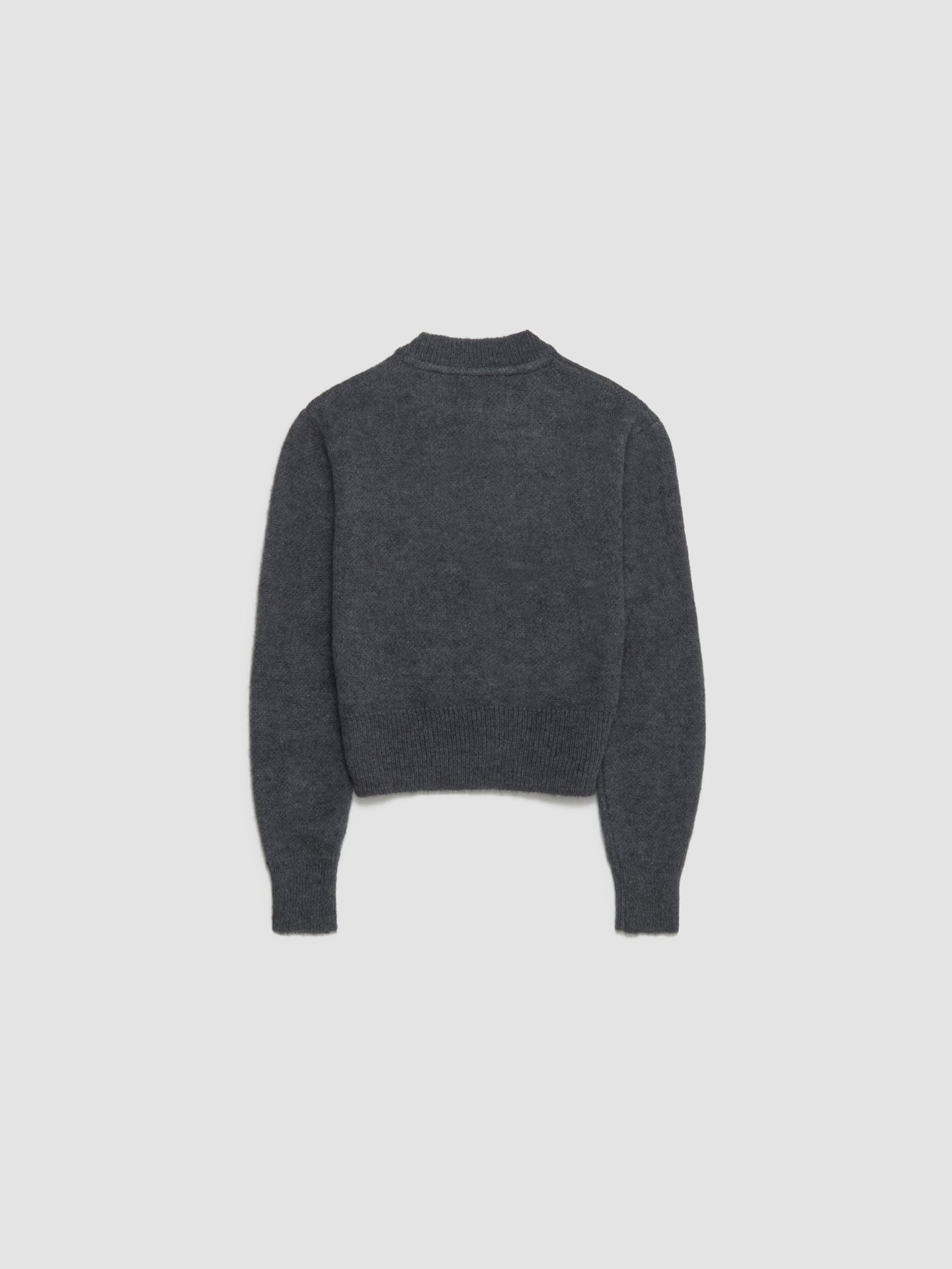 Lady Meets Tramp Zipped Cardigan in Grey