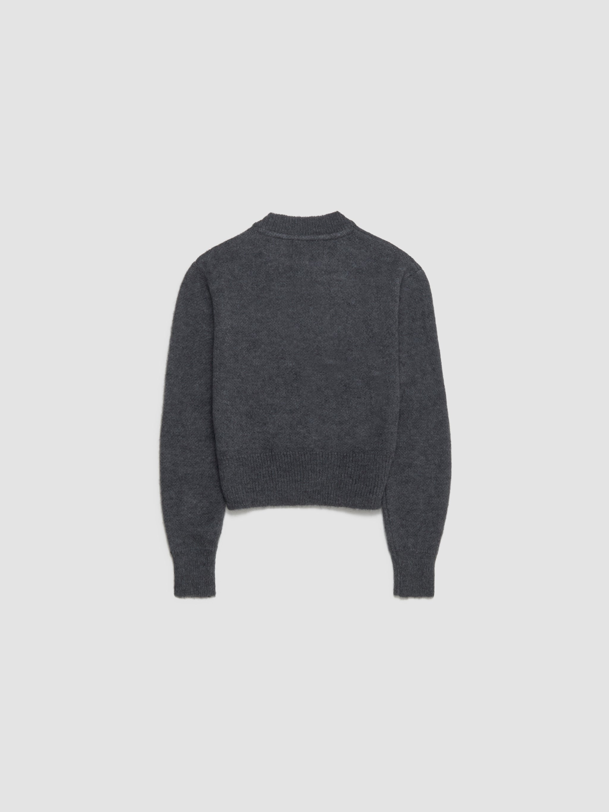 Lady Meets Tramp Zipped Cardigan in Grey
