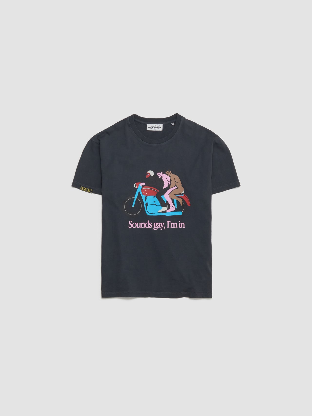 Sounds Gay, We're In T-Shirt in Off-Black