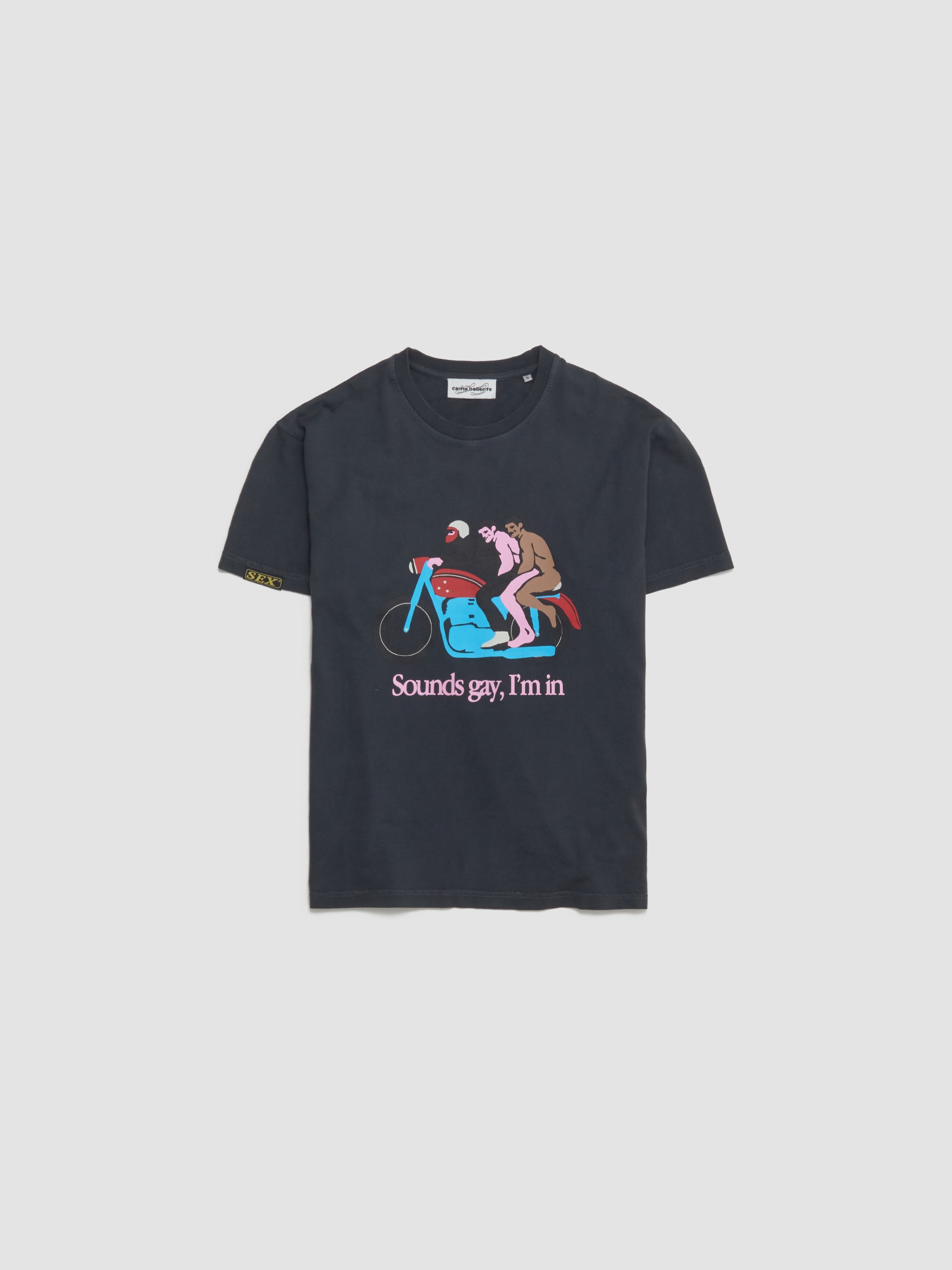 Sounds Gay, We're In T-Shirt in Off-Black