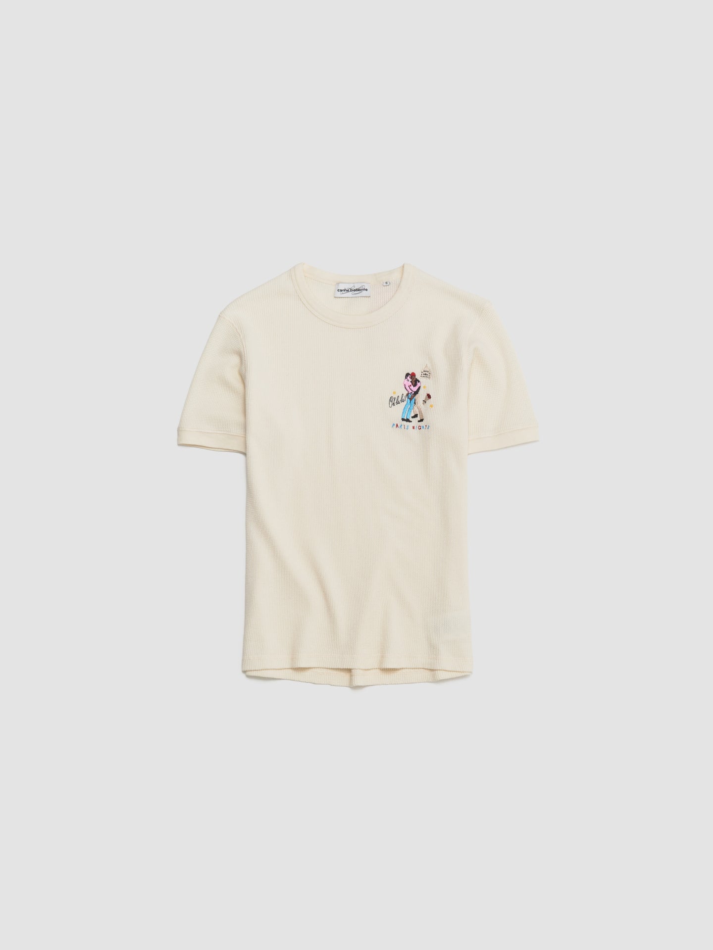 Paris Night Delights T-Shirt in Cream