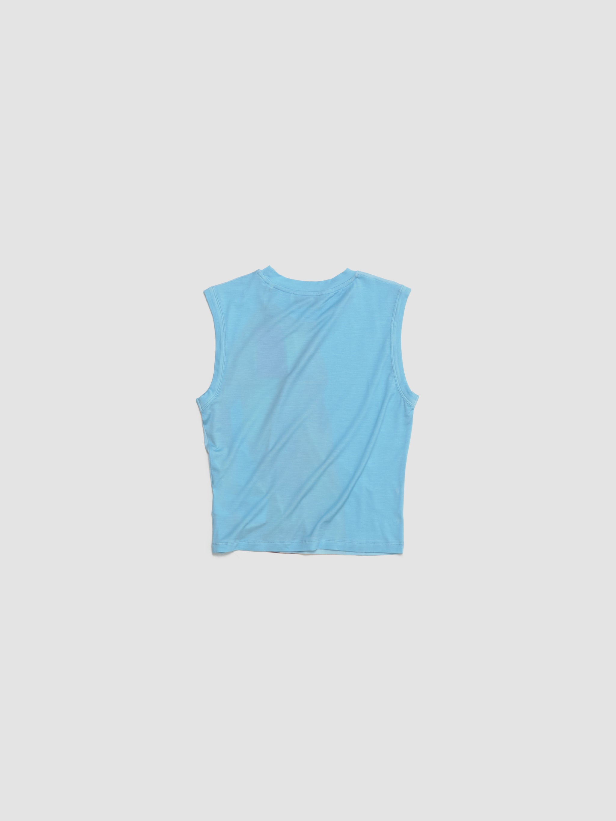 Touch With the Eyes Sleeveless Top in Blue