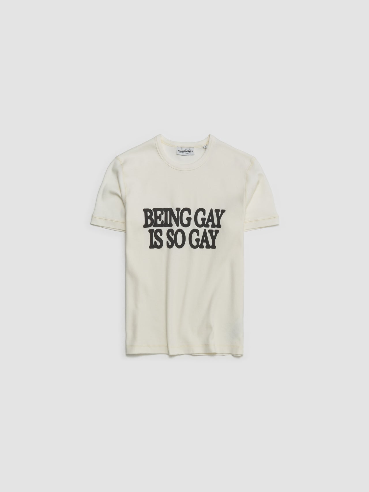 Being Gay Is So… T-Shirt in Off-White