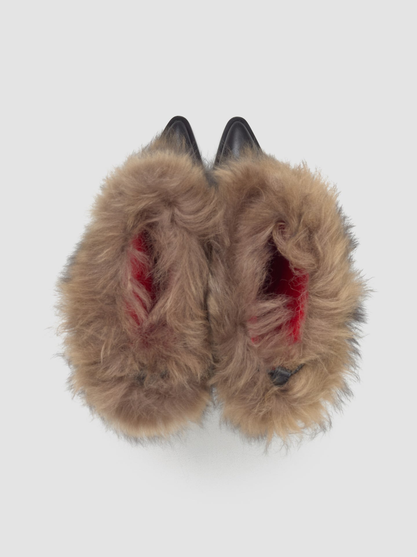 x Ambush Women's Fur Heel in Brown