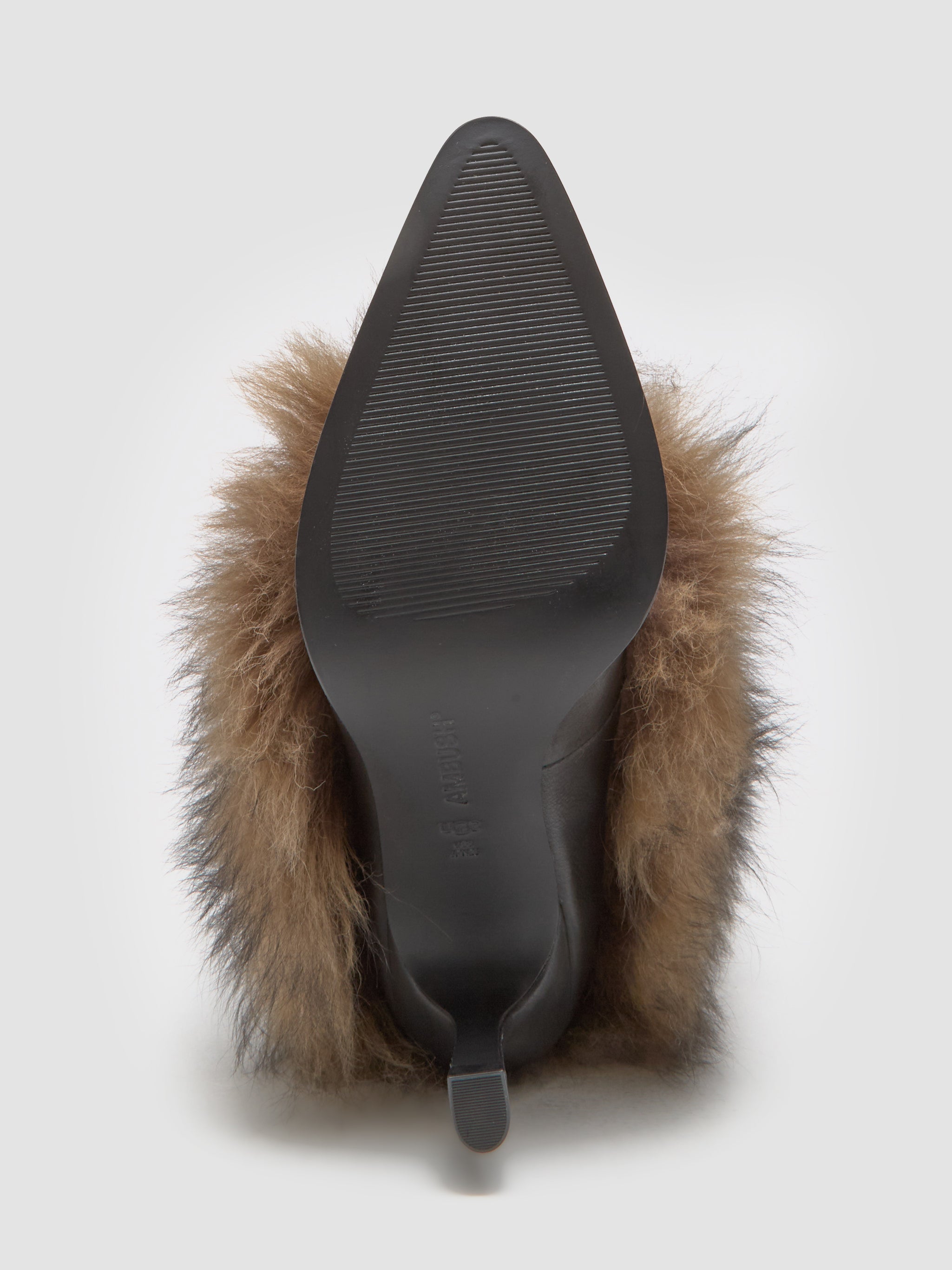 x Ambush Women's Fur Heel in Brown