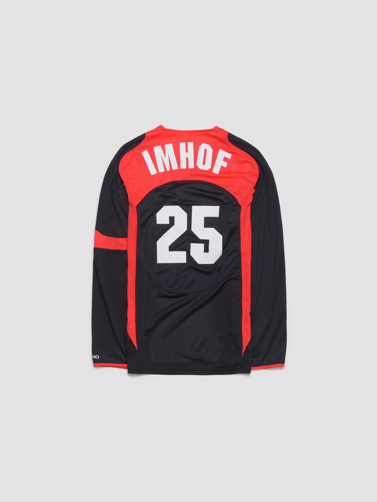 x ANNE IMHOF T90 Football Jersey in Black & Bright Crimson