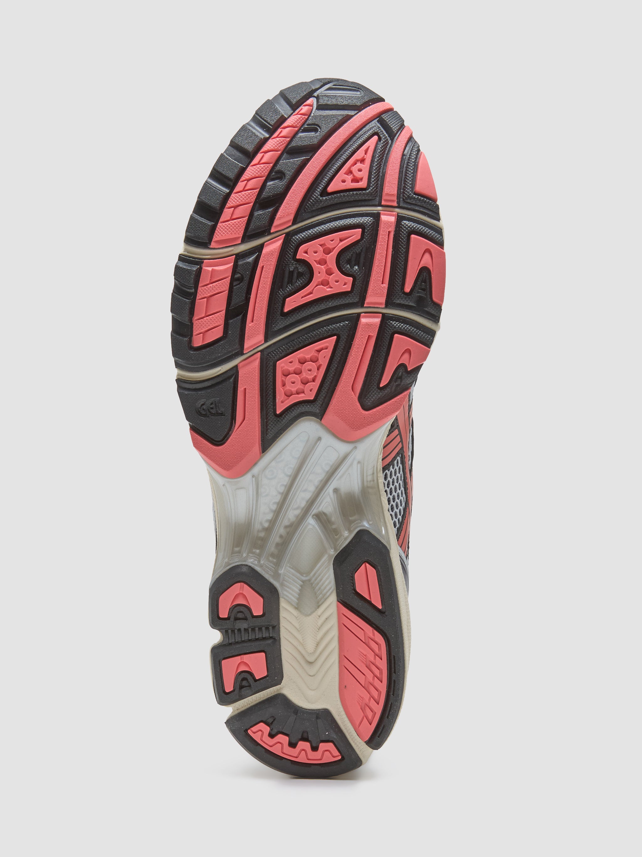 GEL-KAYANO 14 Sneaker in White & Papaya