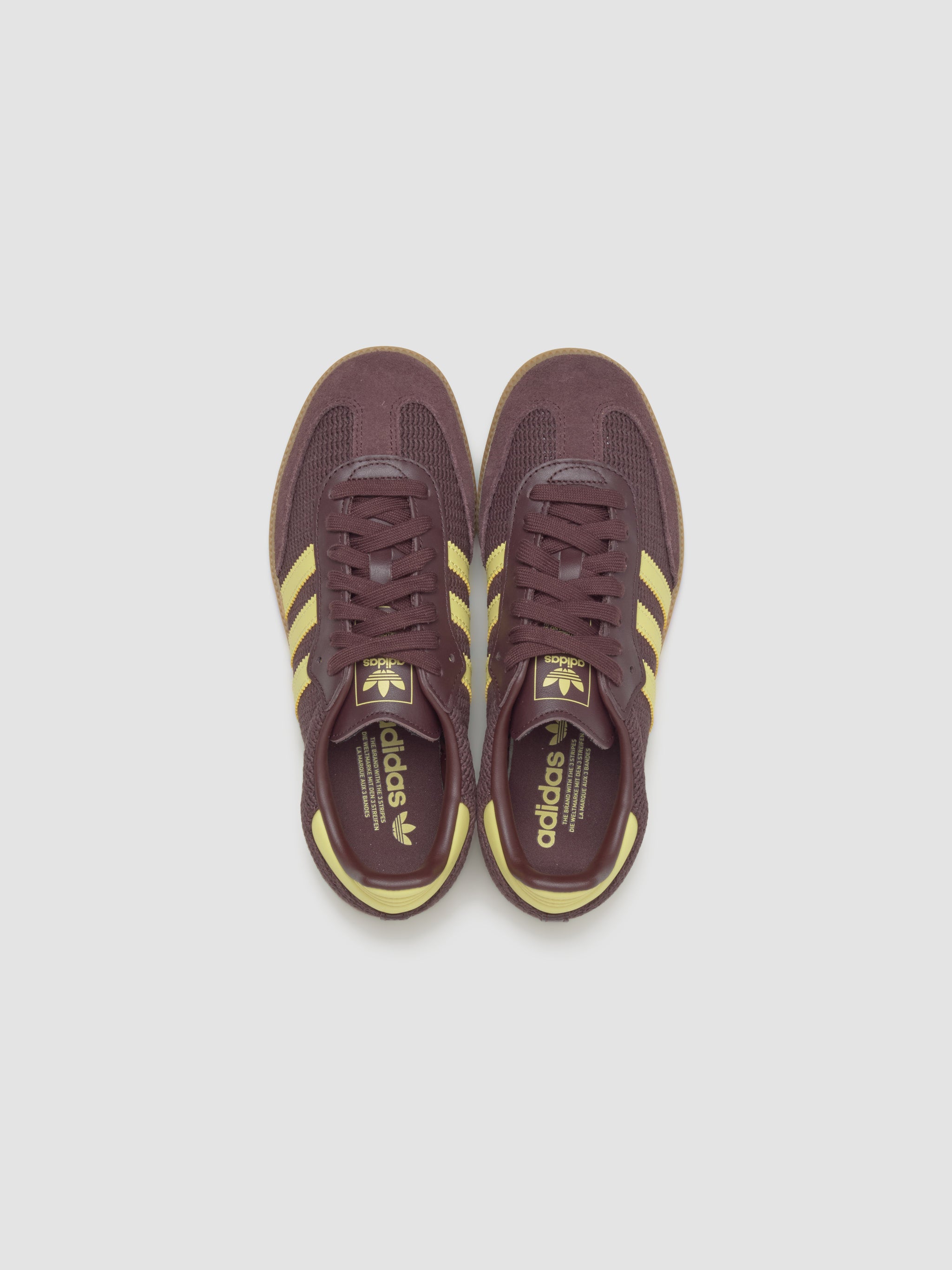 WMNS Samba OG Sneaker in Brown & Yellow