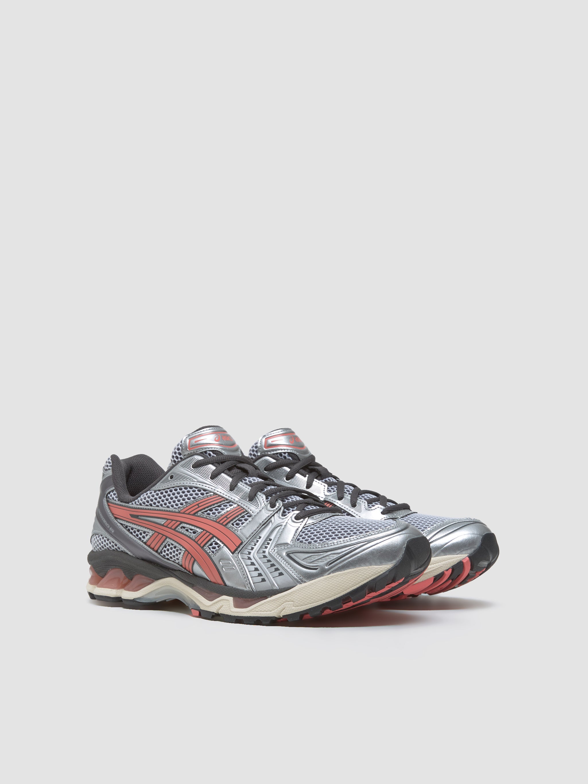 GEL-KAYANO 14 Sneaker in White & Papaya