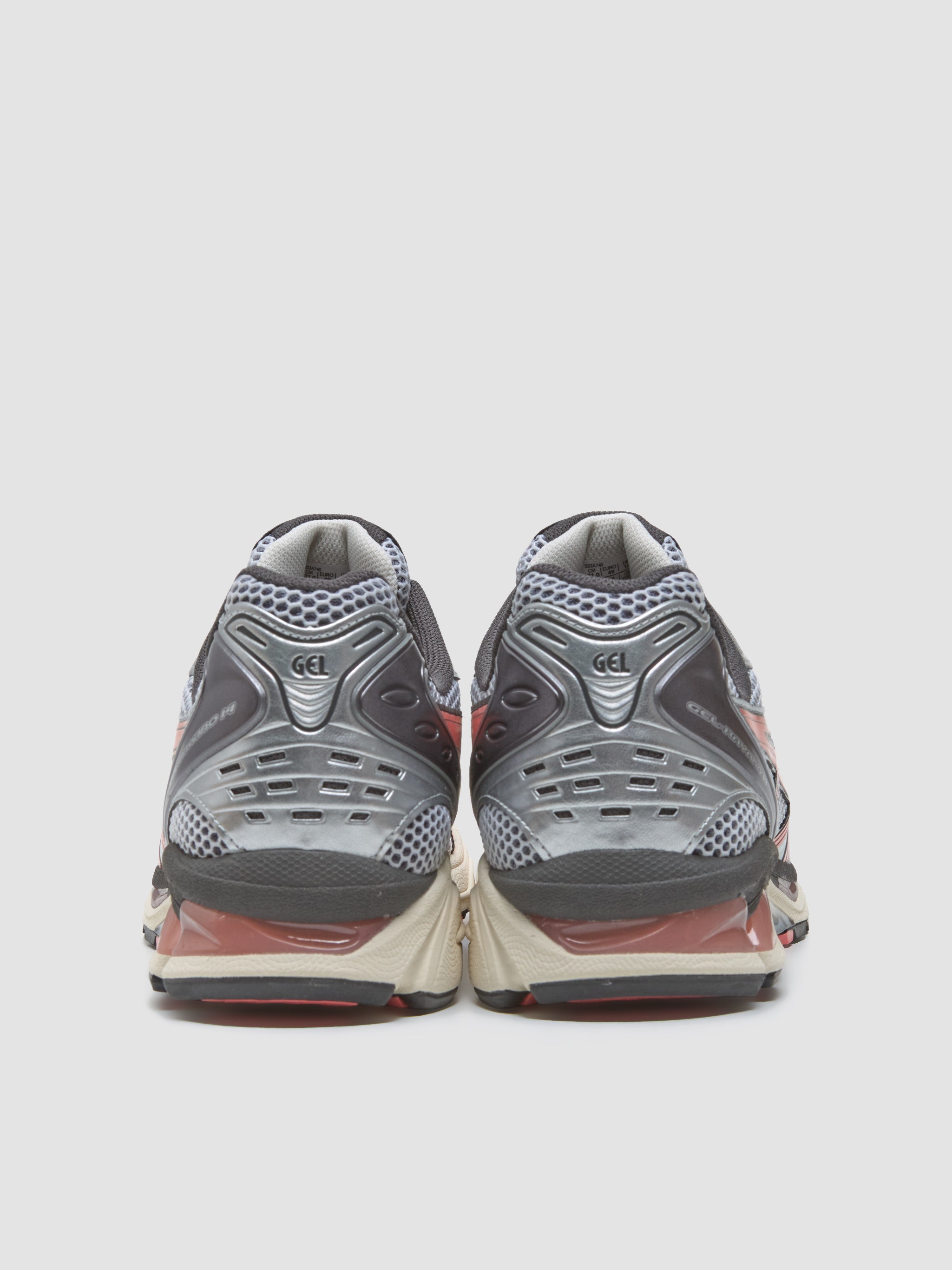 GEL-KAYANO 14 Sneaker in White & Papaya