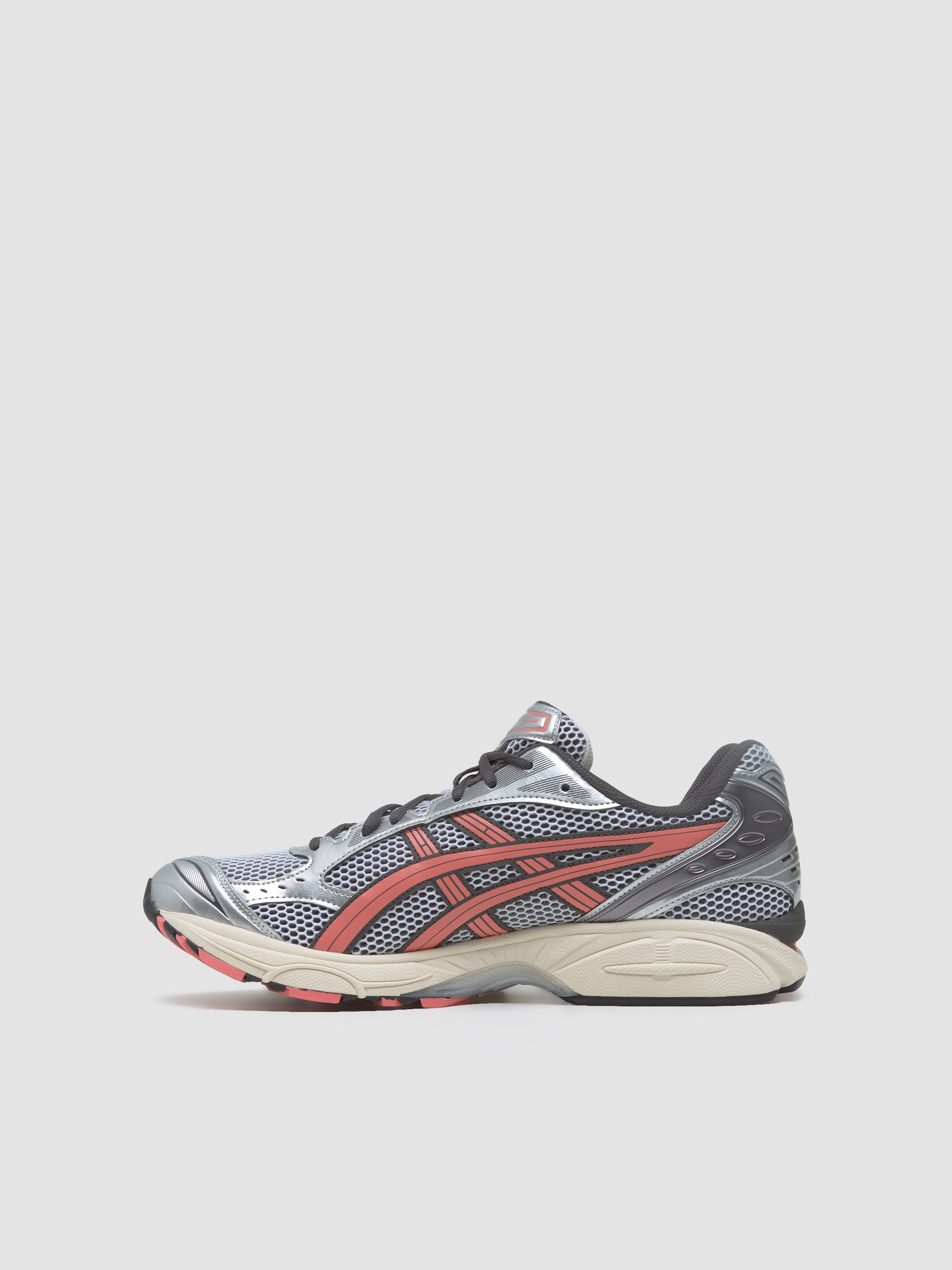 GEL-KAYANO 14 Sneaker in White & Papaya