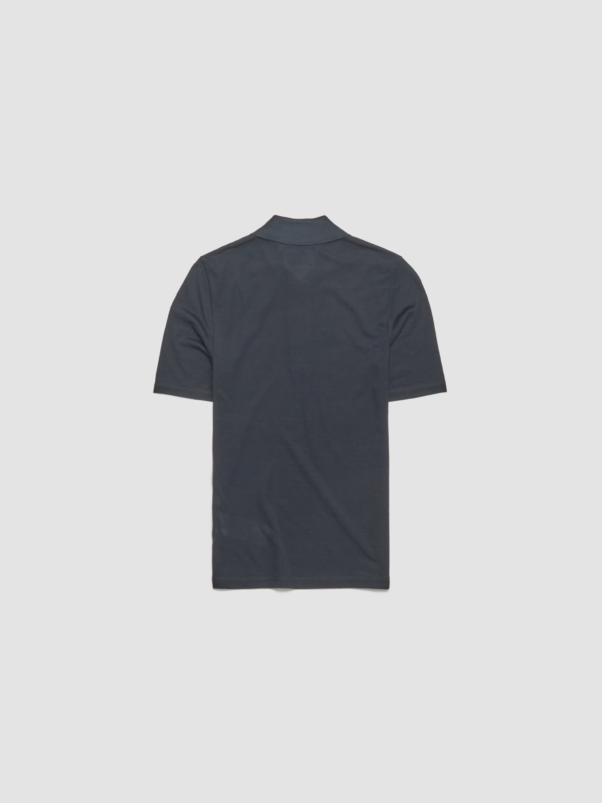 Short Sleeve Polo Shirt in Dark Green
