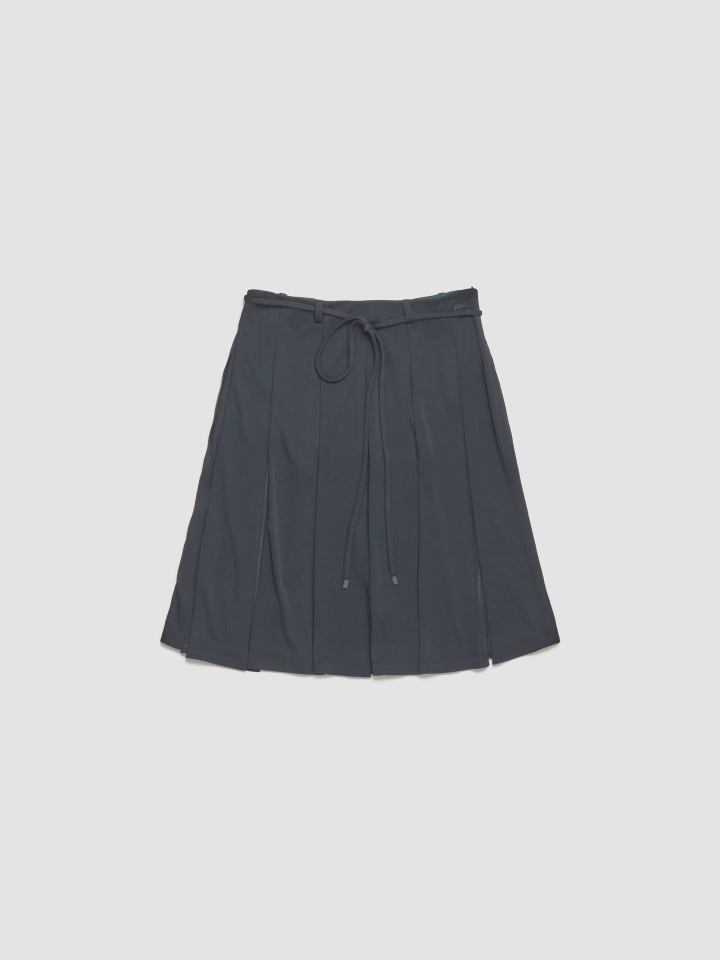 Knee Length Skirt in Dark Green
