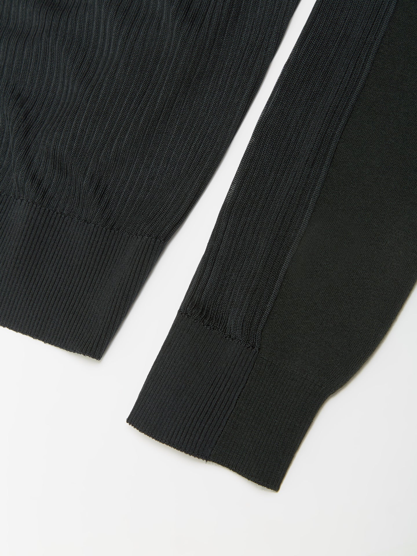 Long Sleeve Polo in Dark Green