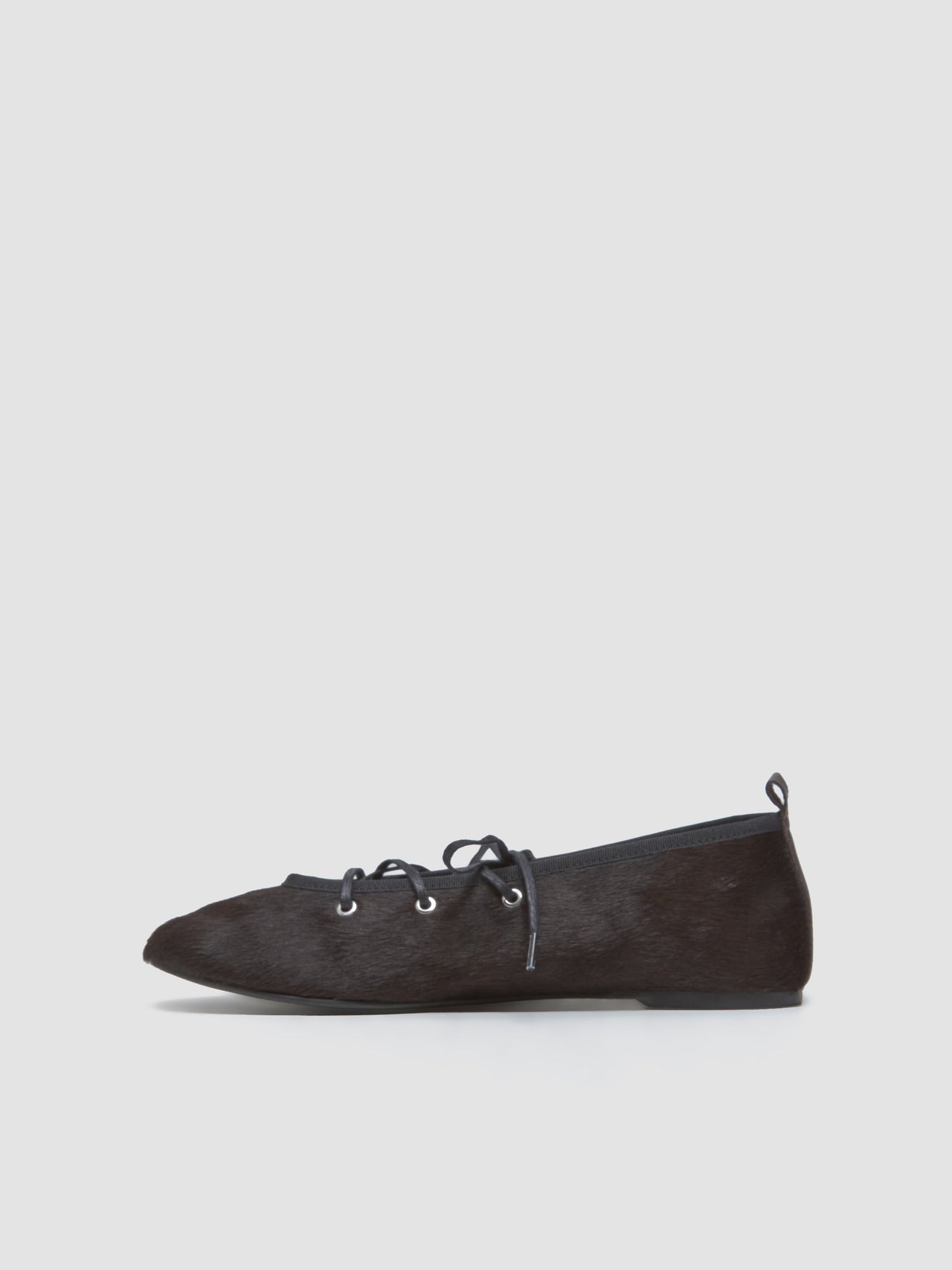 Pina Lace-up Ballerina in Brown
