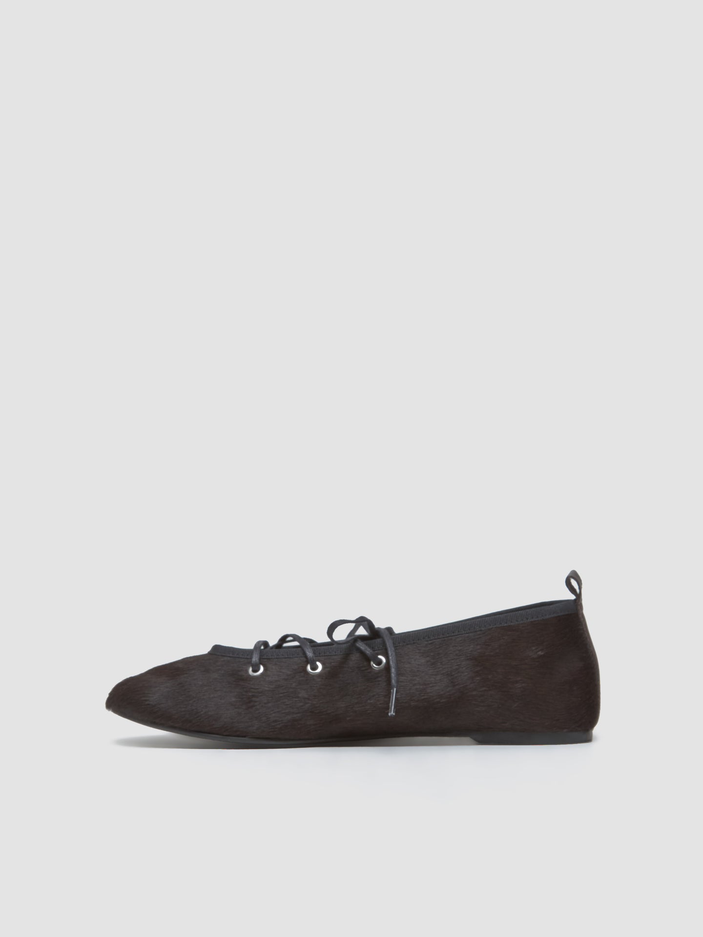 Pina Lace-up Ballerina in Brown