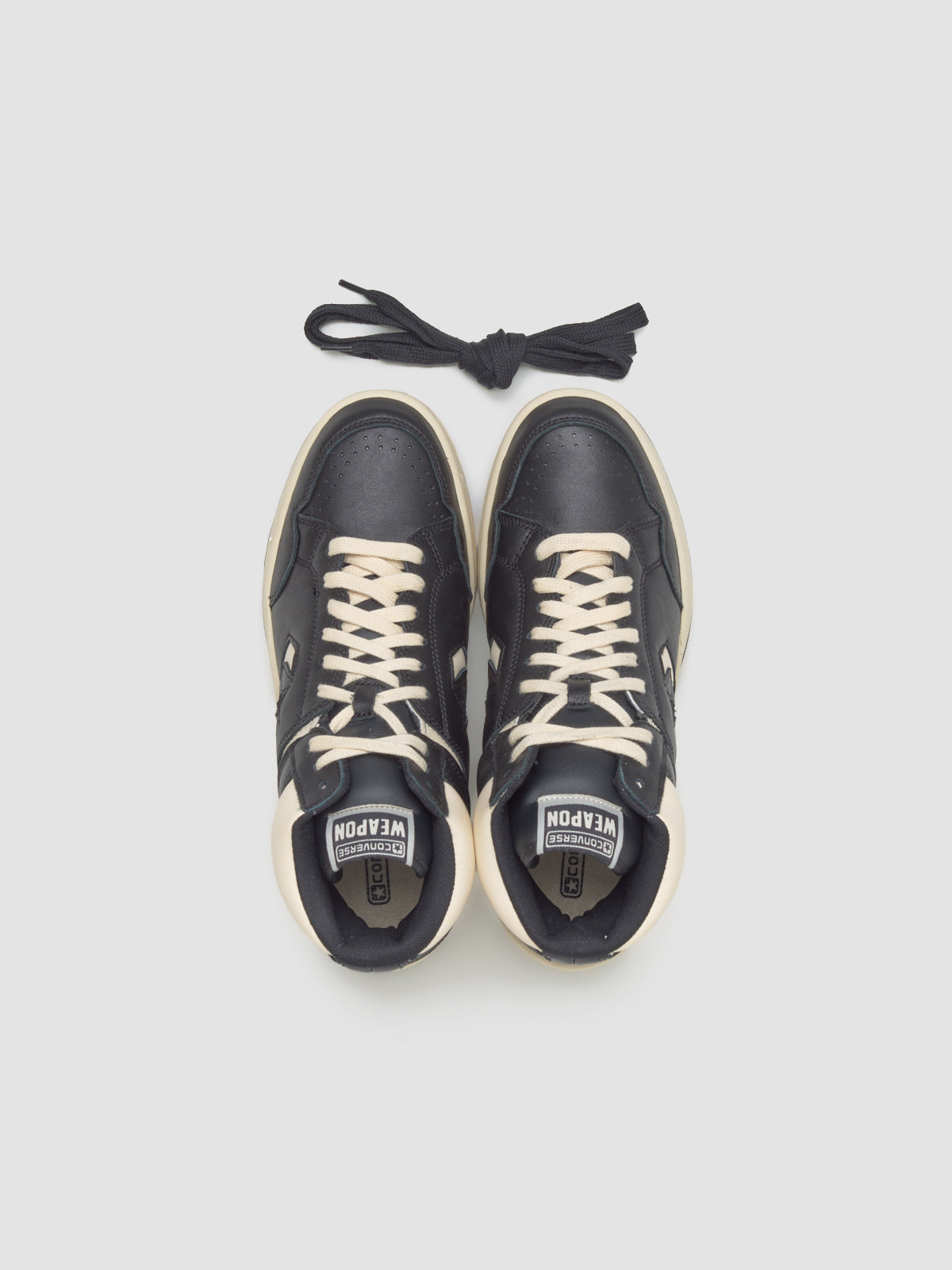x Old Money Weapon Mid Sneaker in Black Ivory