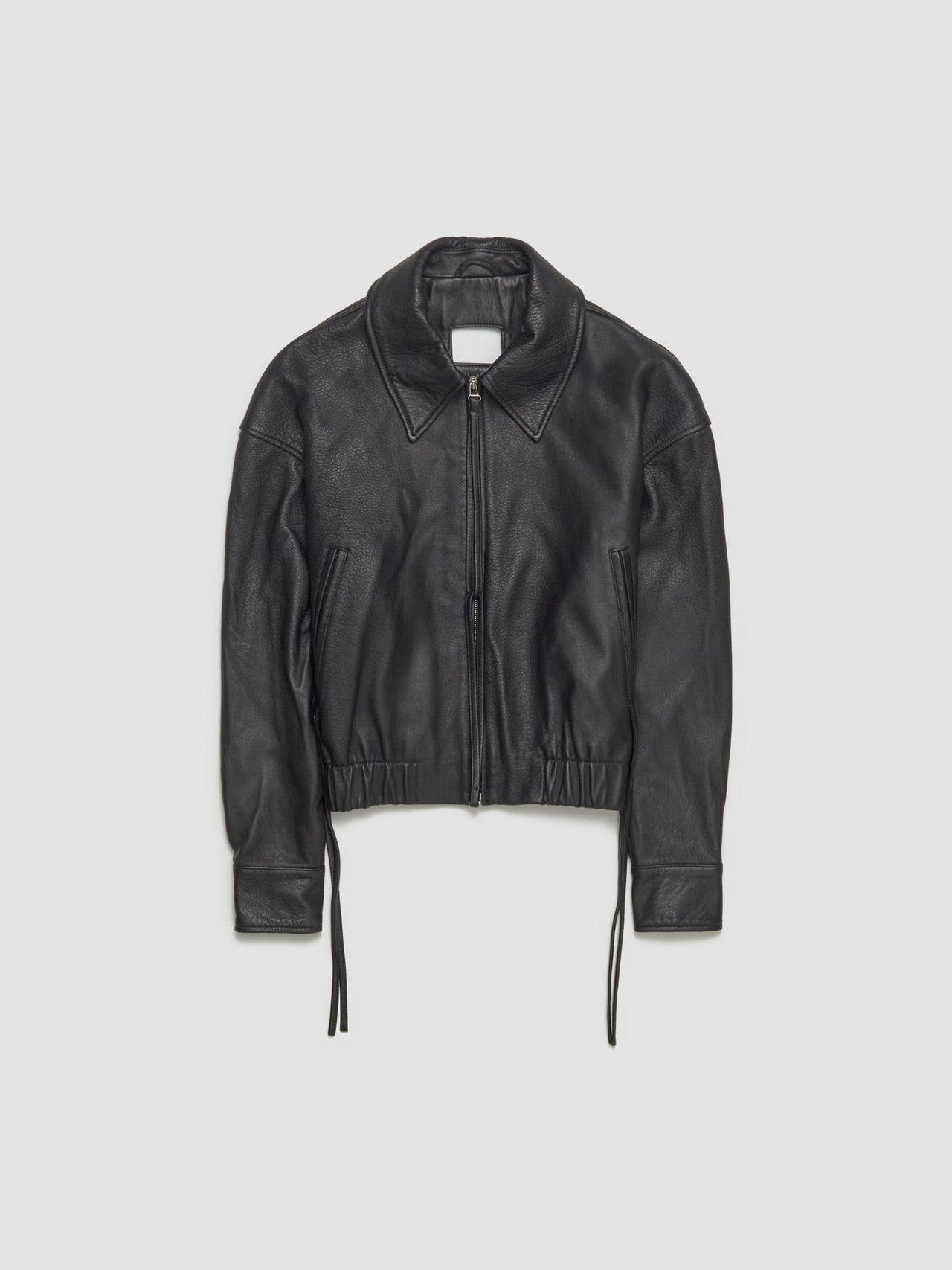 Tie a Knot "G.O.A.T" Jacket in Leather Black