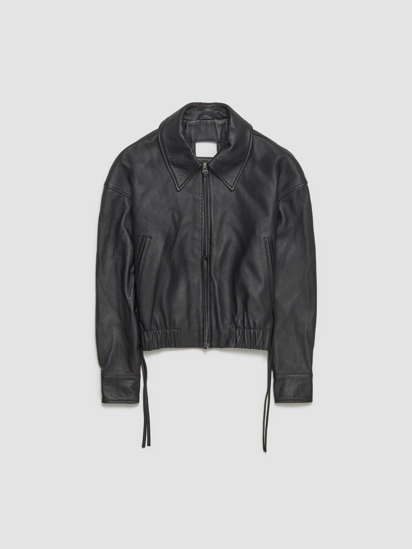 Tie a Knot "G.O.A.T" Jacket in Leather Black