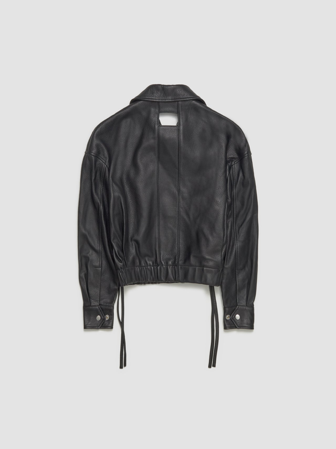 Tie a Knot "G.O.A.T" Jacket in Leather Black