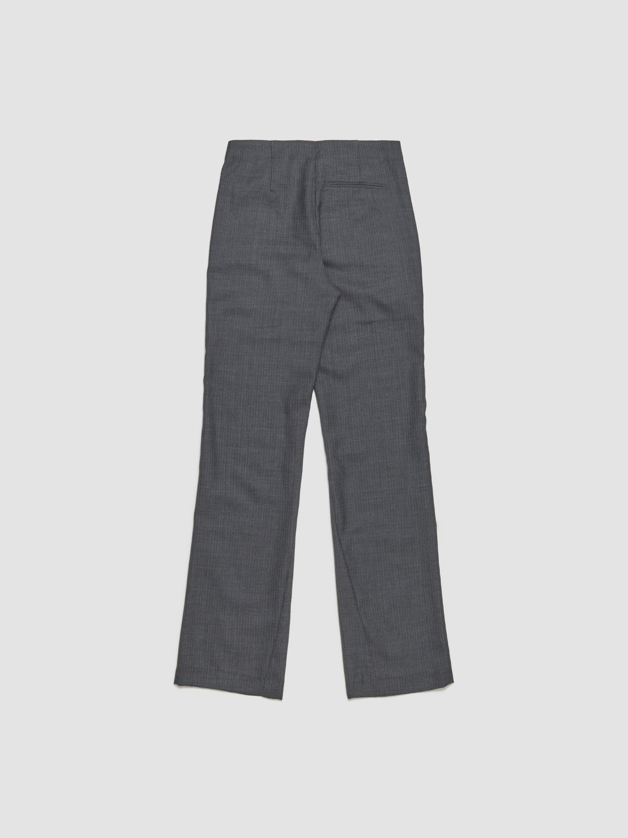 Poise Trousers in Smoke Grey Micro Herringbone