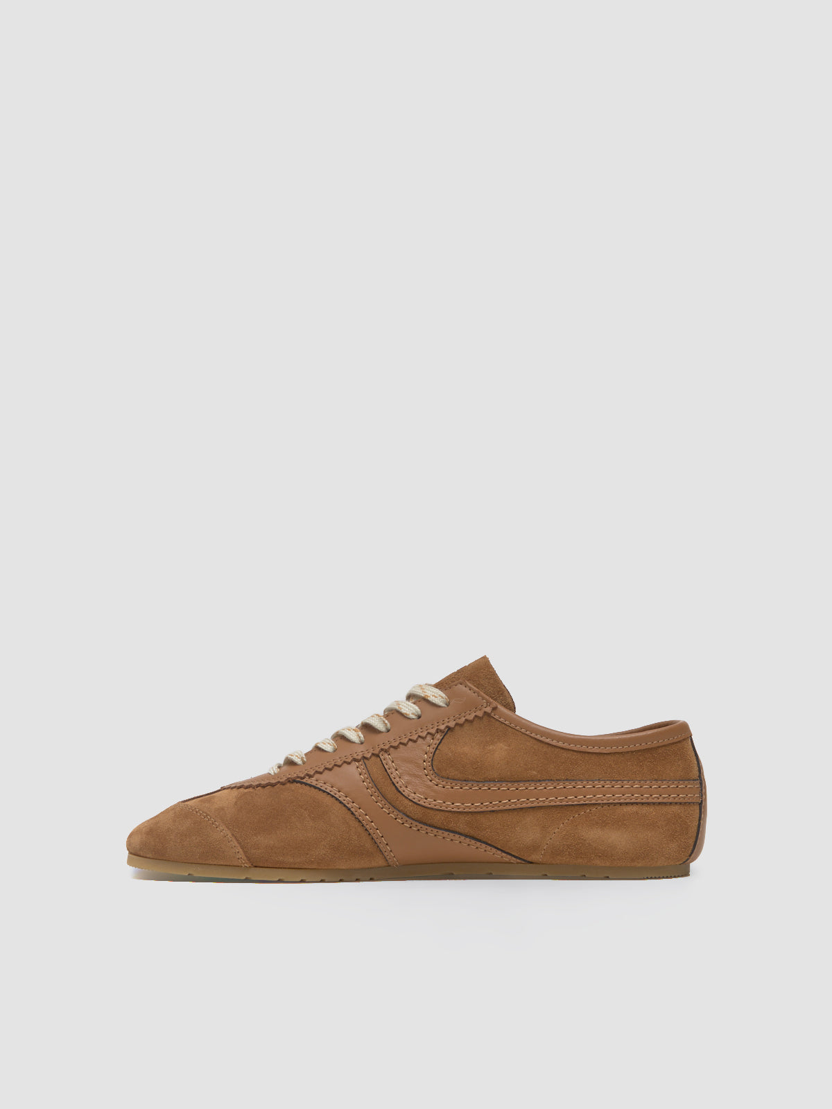 Men's Suede Sneaker in Tan