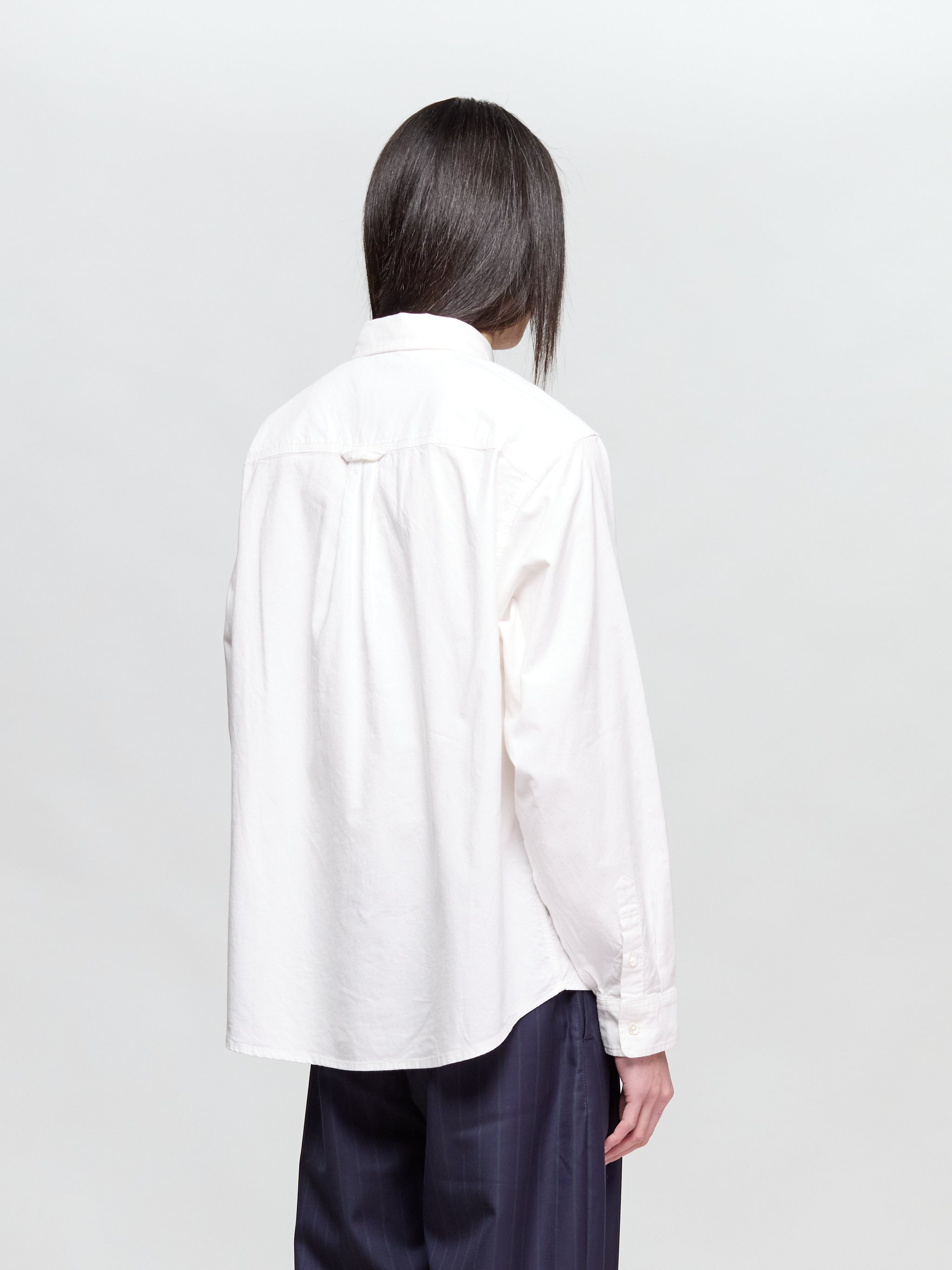 Oxford Long Sleeve Shirt in White