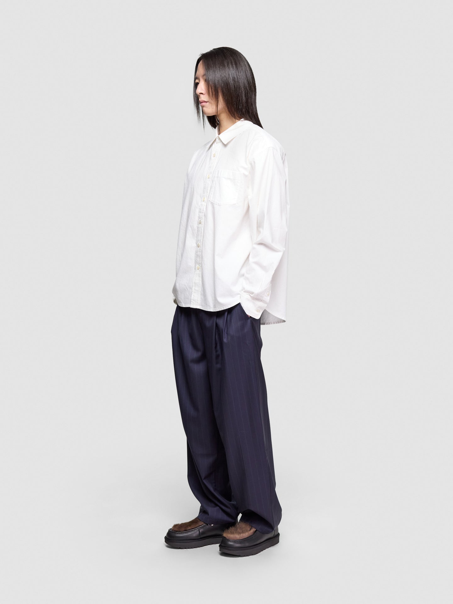 Oxford Long Sleeve Shirt in White