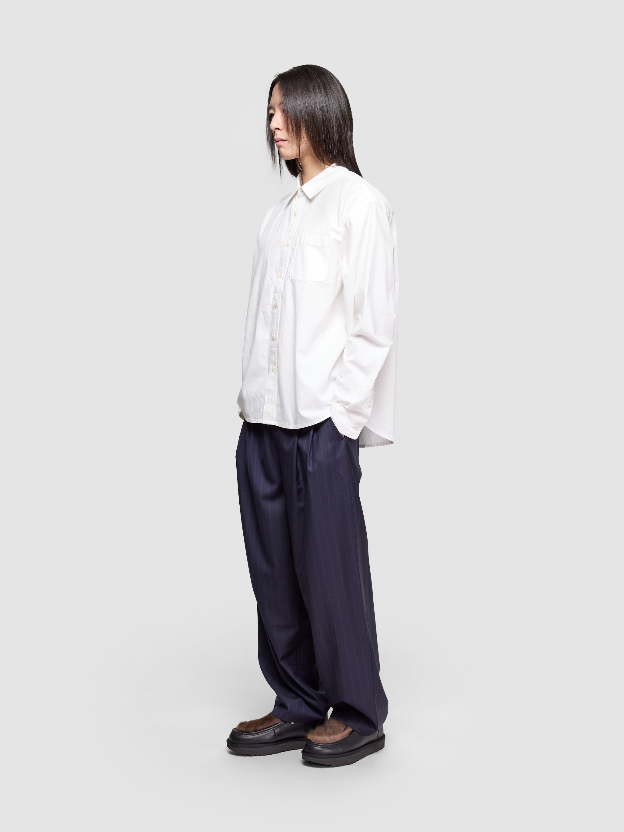 Oxford Long Sleeve Shirt in White