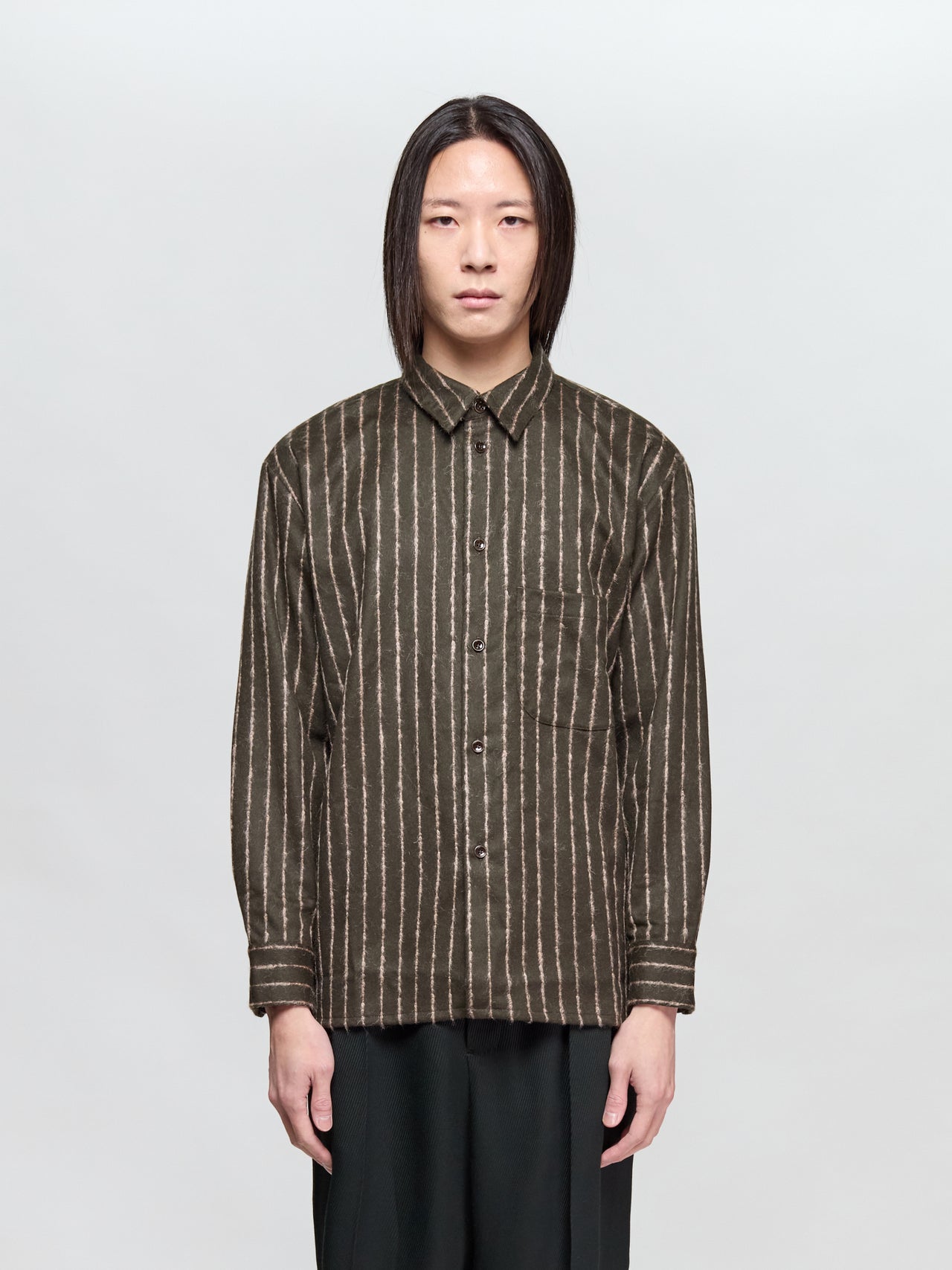Gusto Shirt in Salmon Stripe