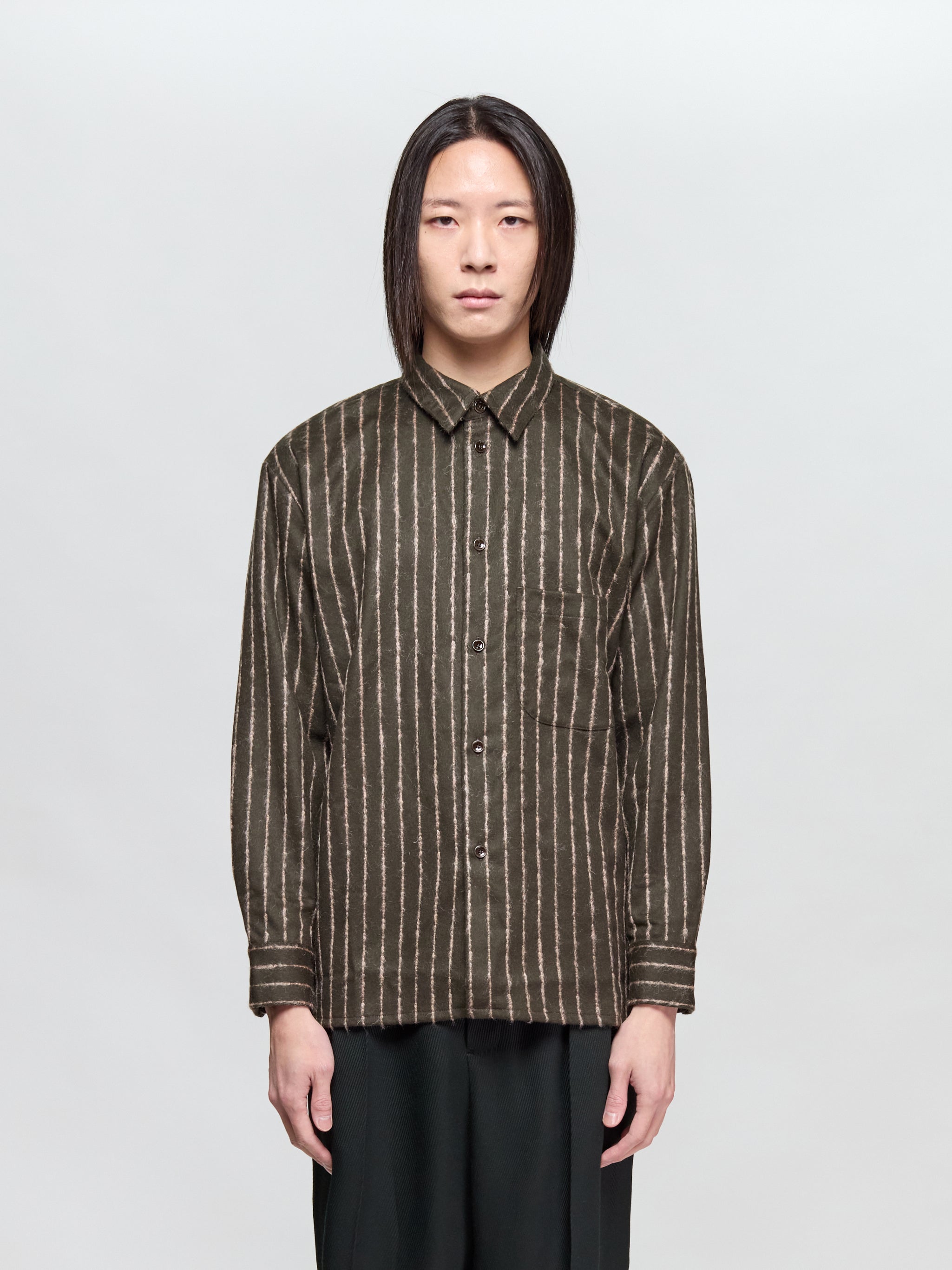 Gusto Shirt in Salmon Stripe