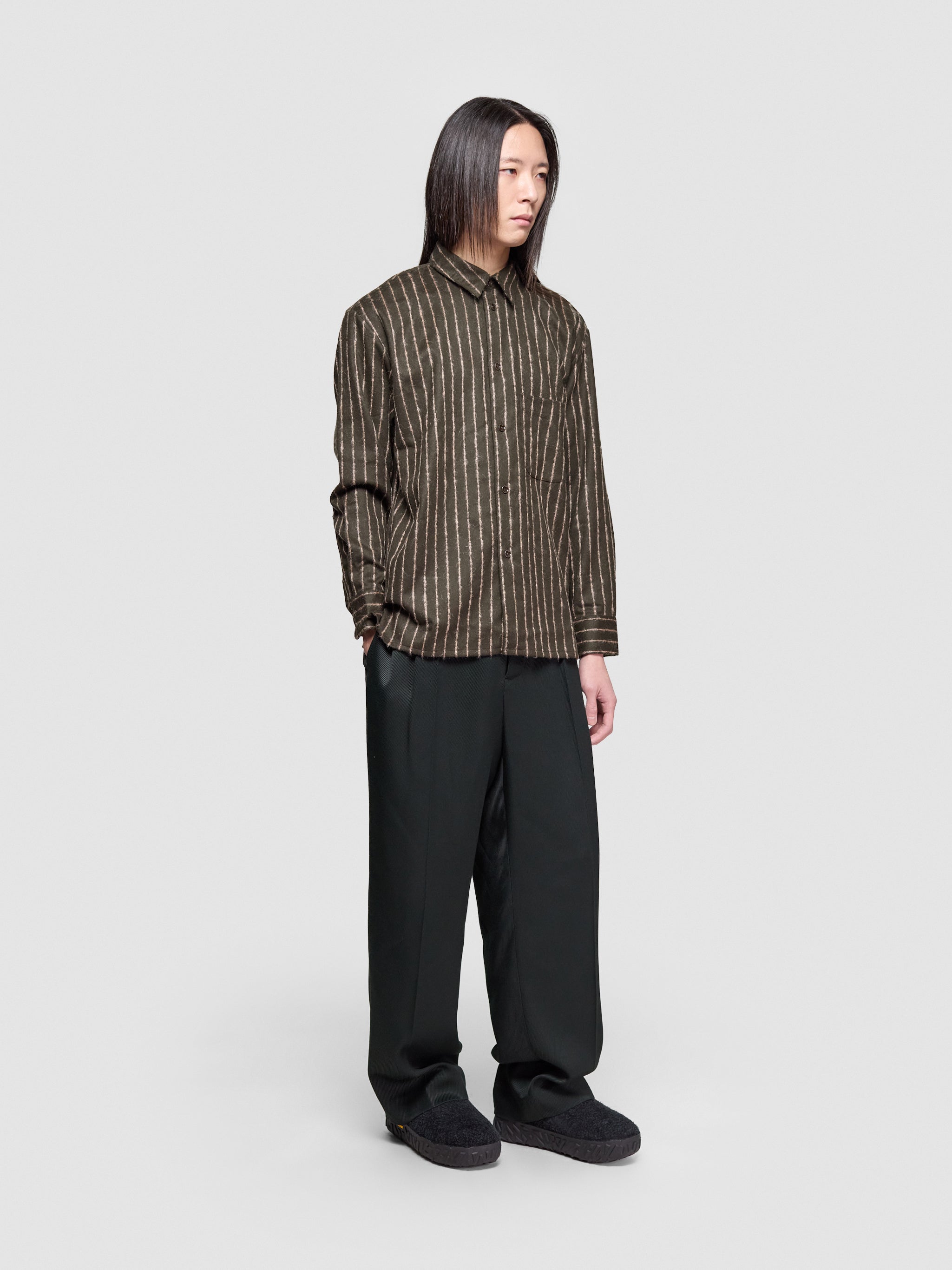 Gusto Shirt in Salmon Stripe