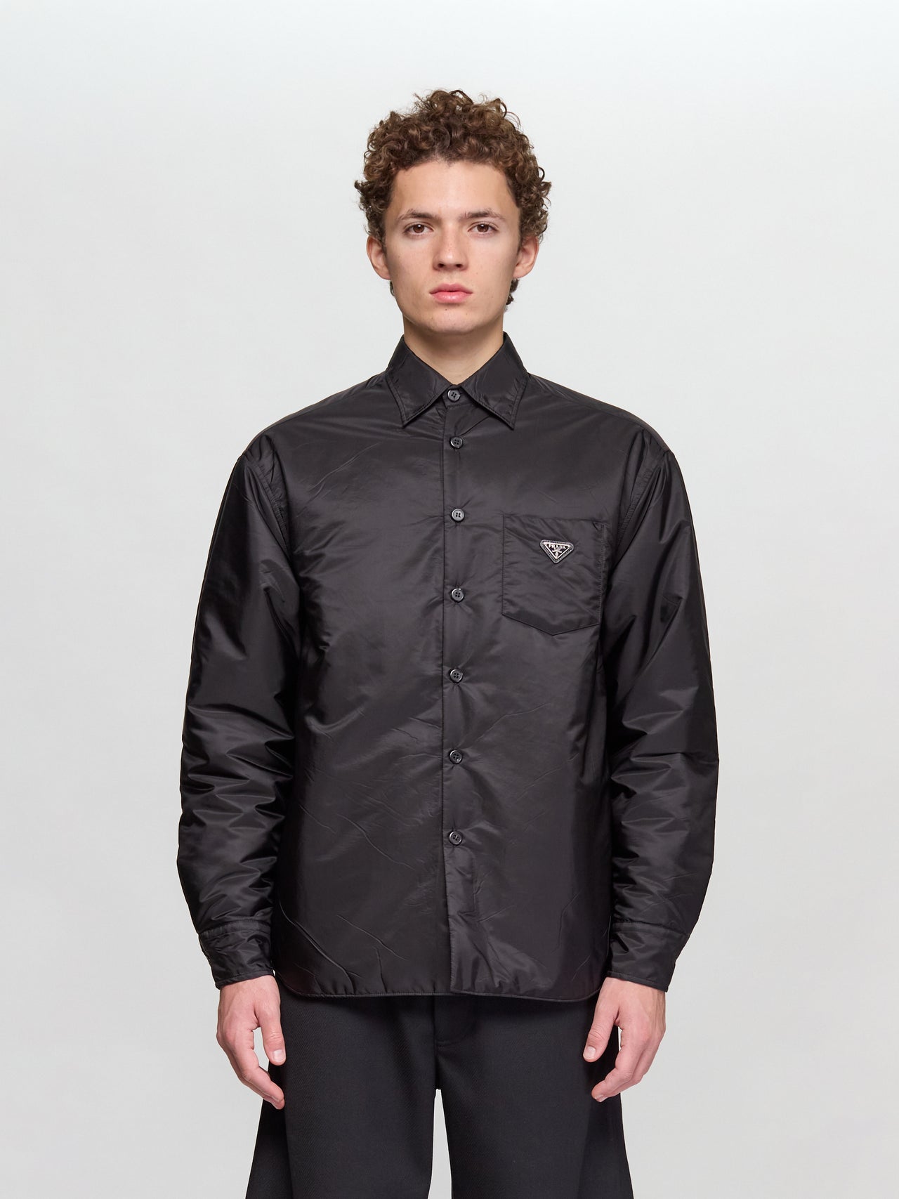 Light Re-Nylon Shirt in Black