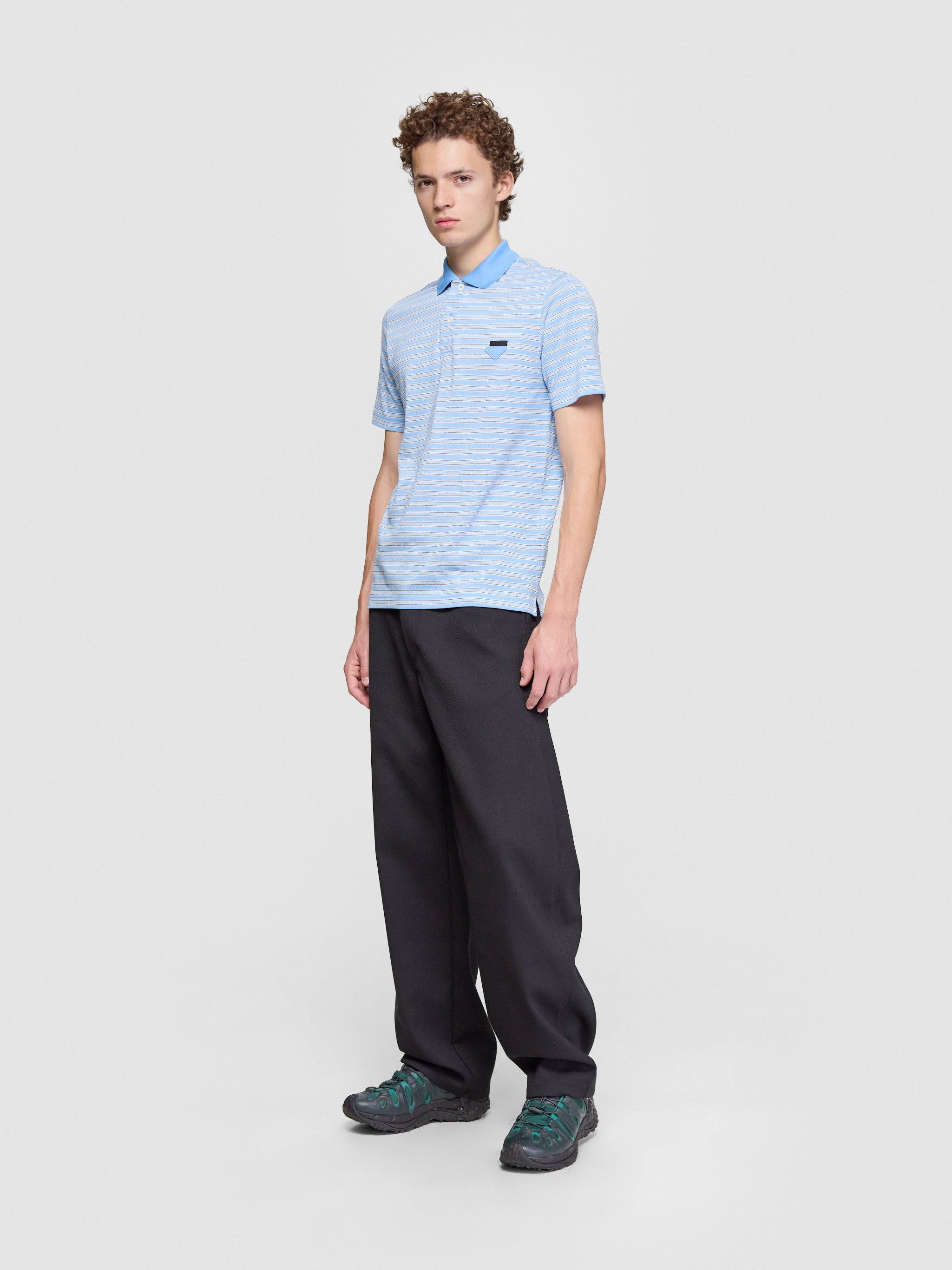 Oktai Trousers in Sturdy Black Twill