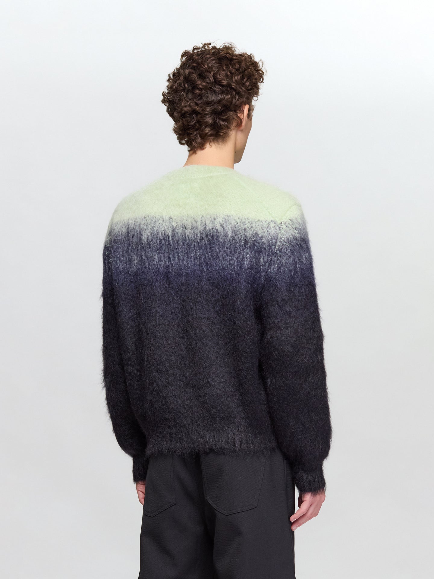 Crewneck Long Sleeve Jumper in After Eight