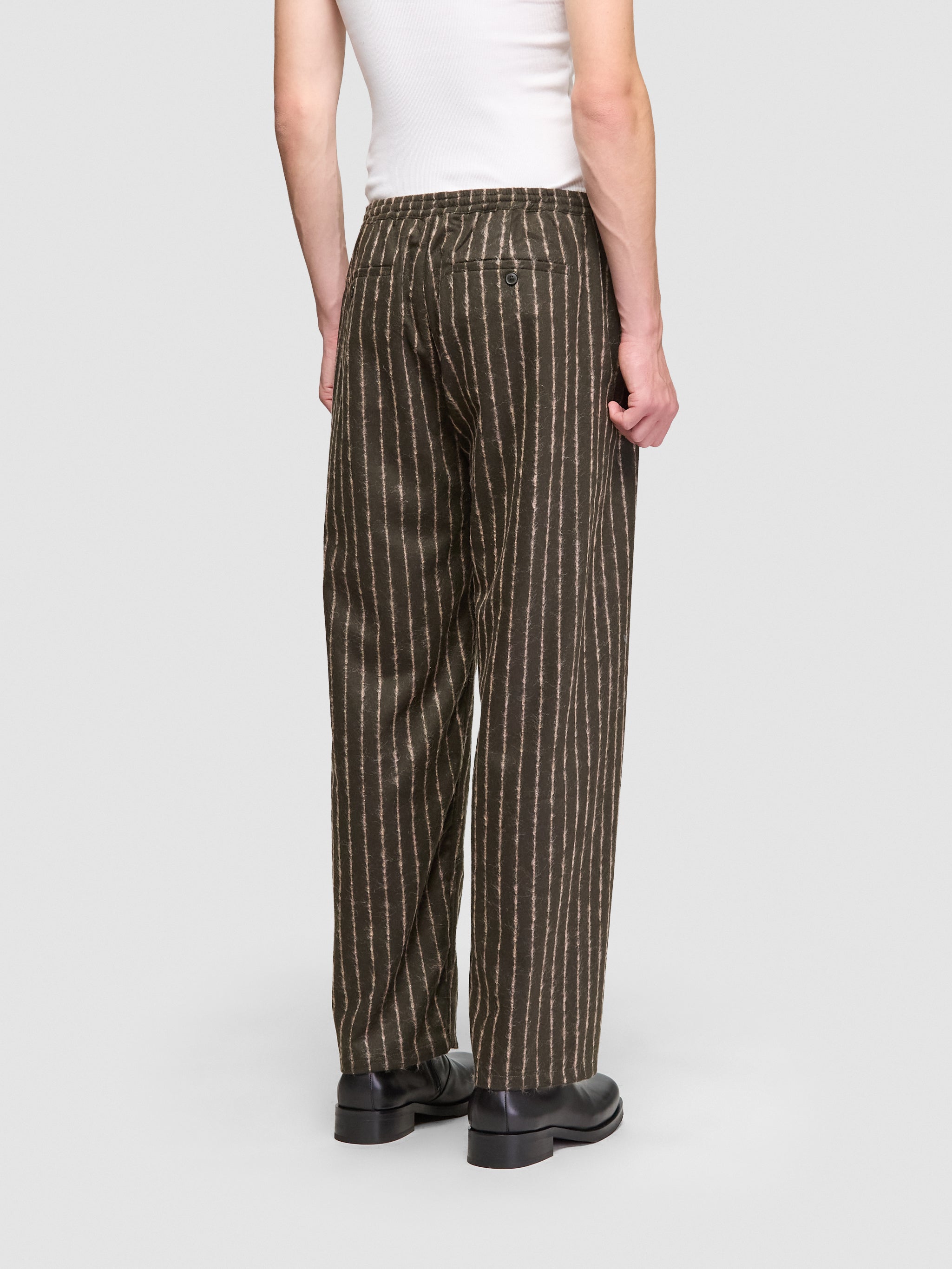 Samurai Trousers in Salmon Stripe