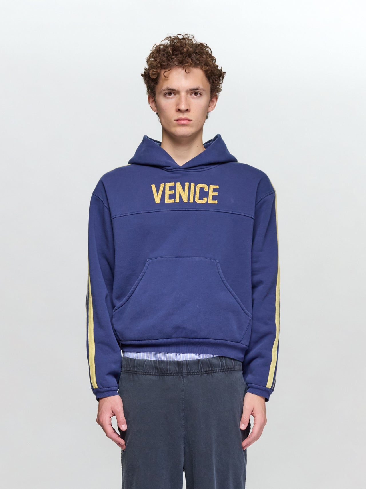 Venice Football Hoodie in Blue