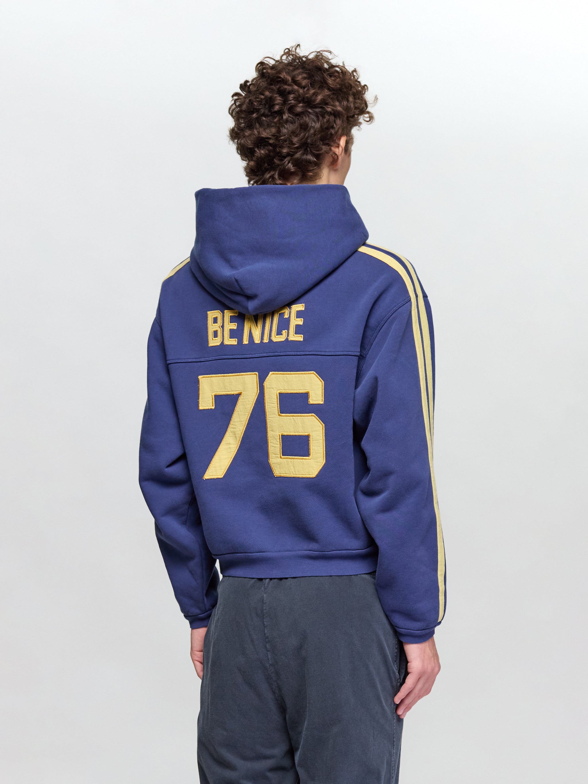 Venice Football Hoodie in Blue
