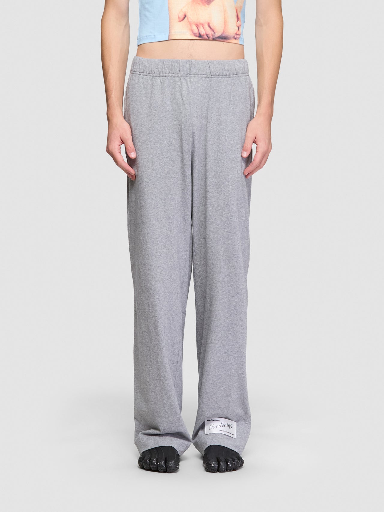 Flow Pants in Grey Melange