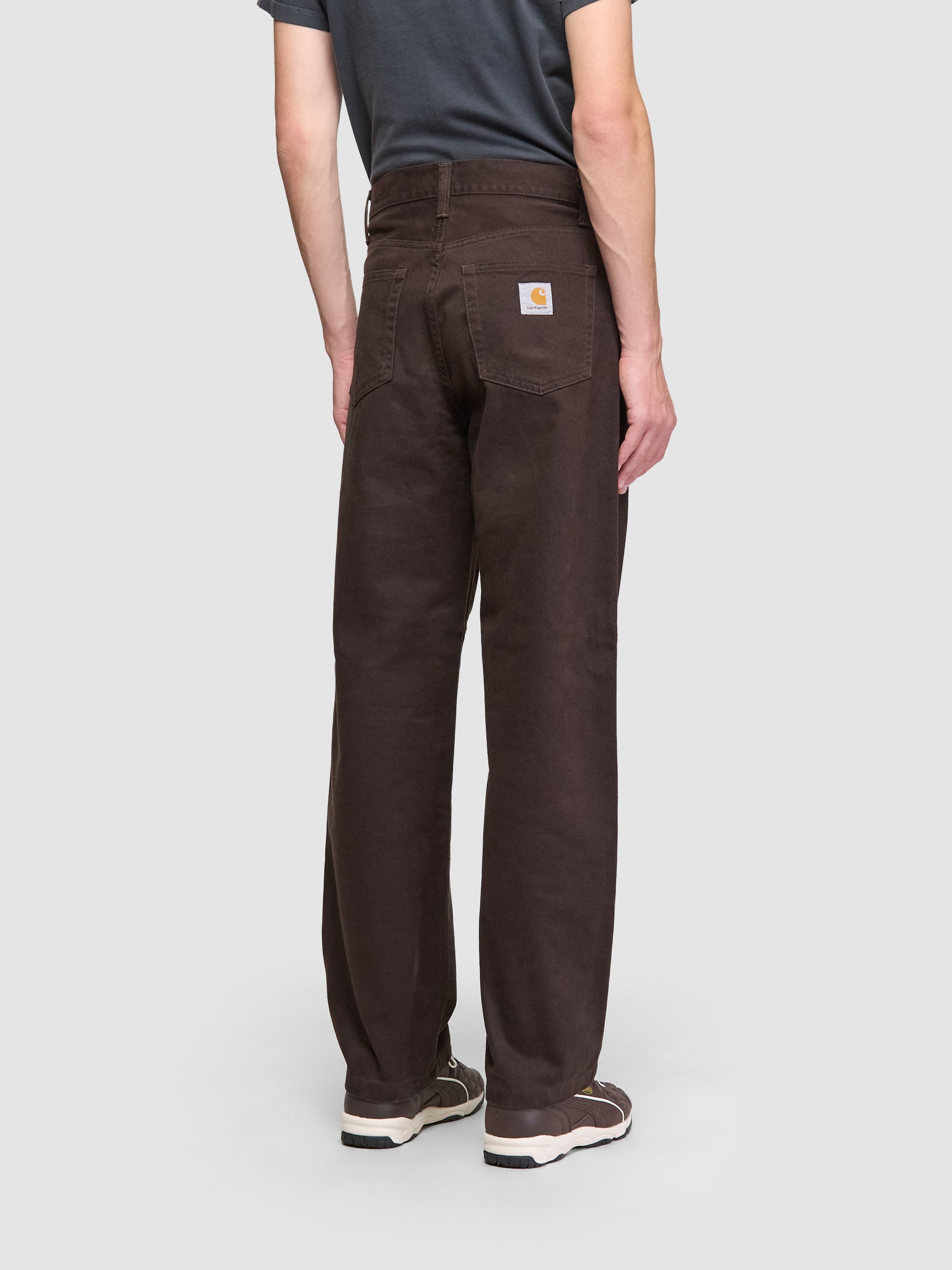 Landon Pants in Tobacco Rinsed