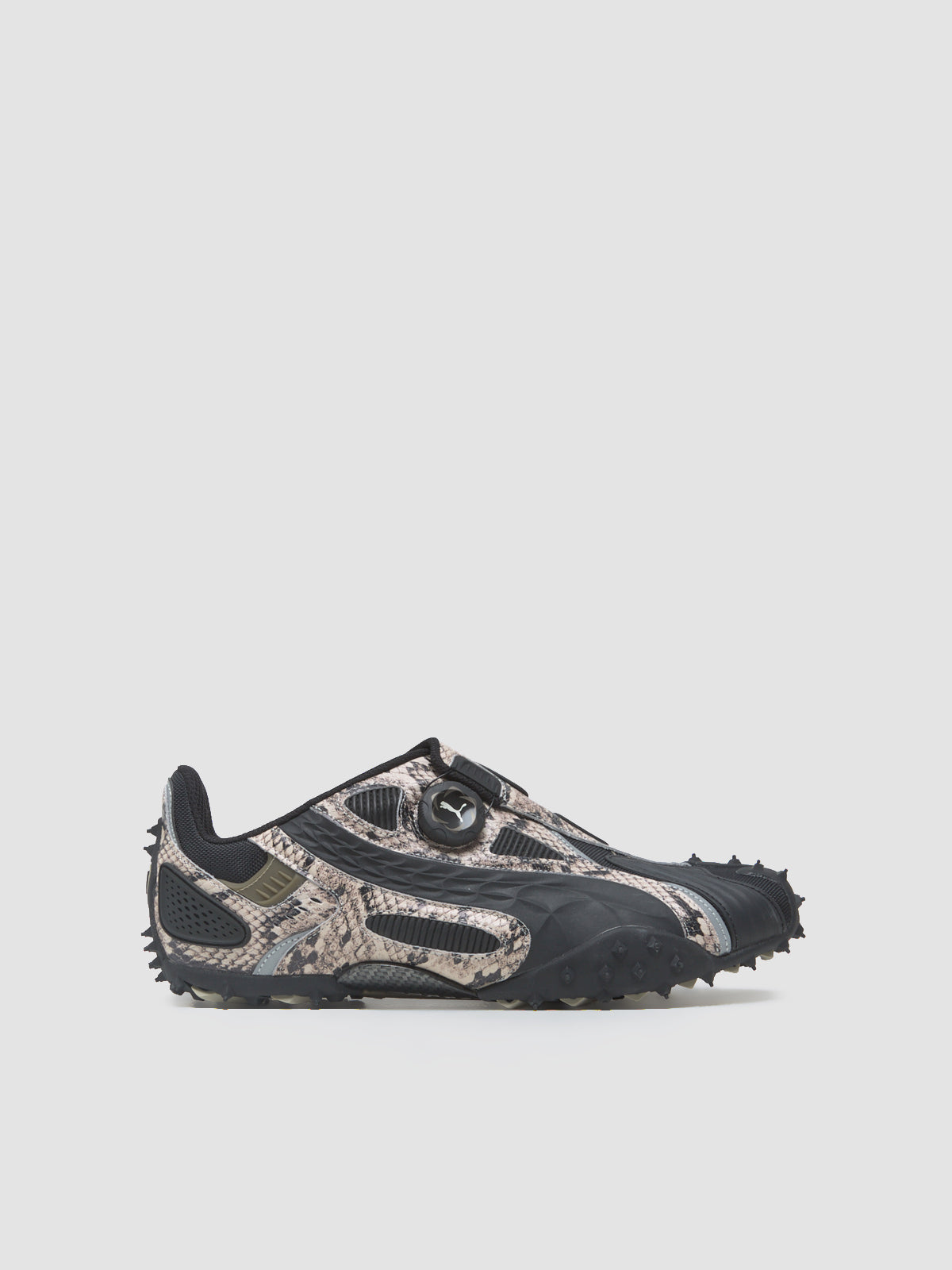 x A$AP ROCKY Mostro Gabbia Snake Sneaker in Totally Taupe & Black