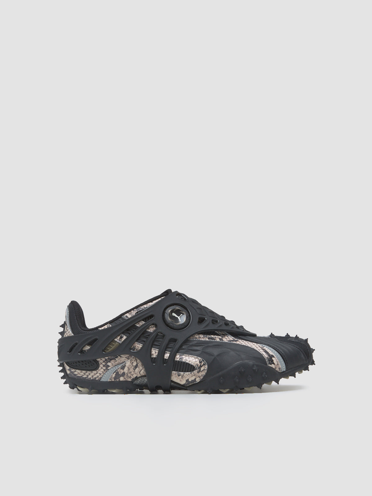 x A$AP ROCKY Mostro Gabbia Snake Sneaker in Totally Taupe & Black