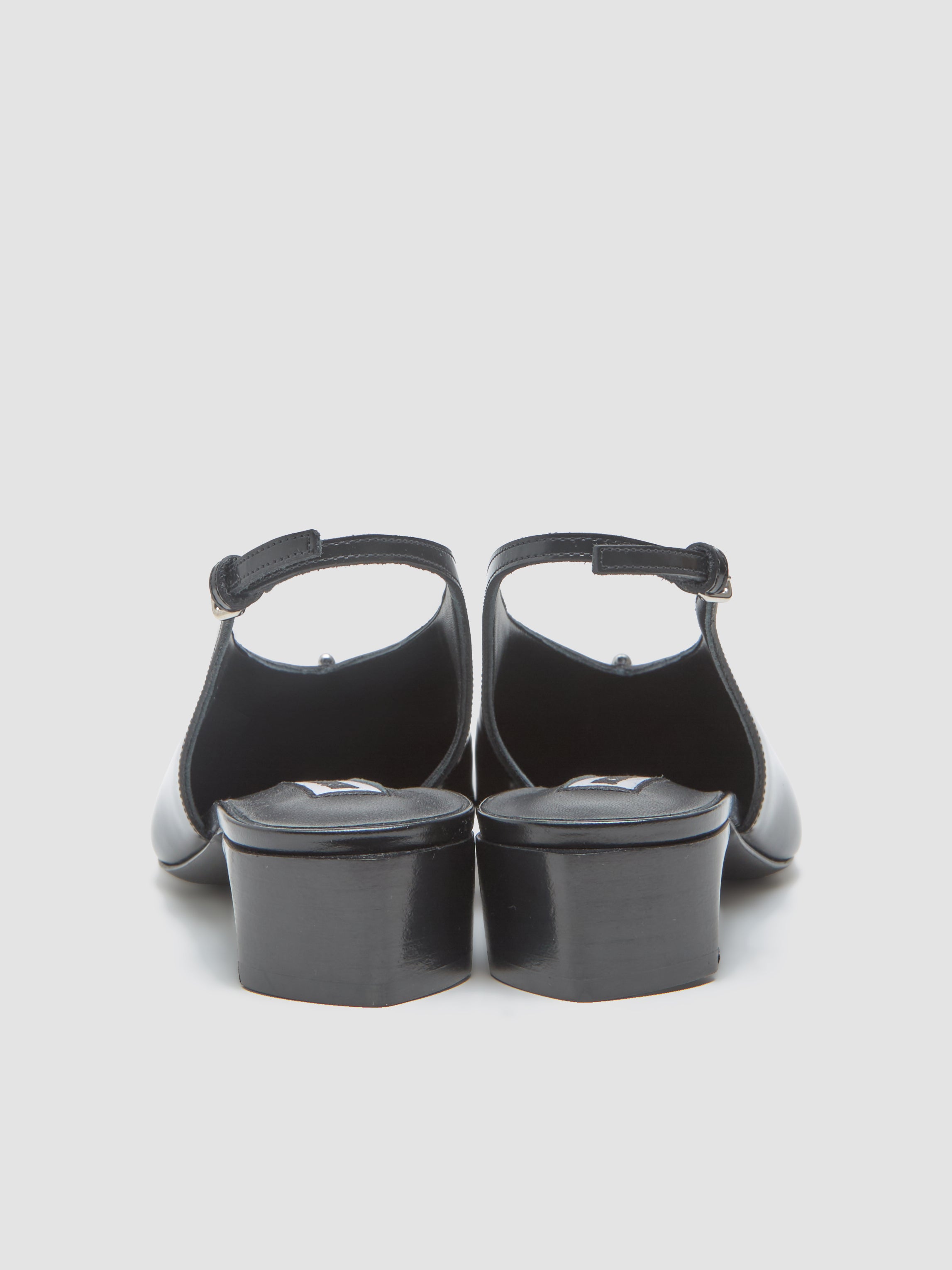 Sling Back Pumps in Black