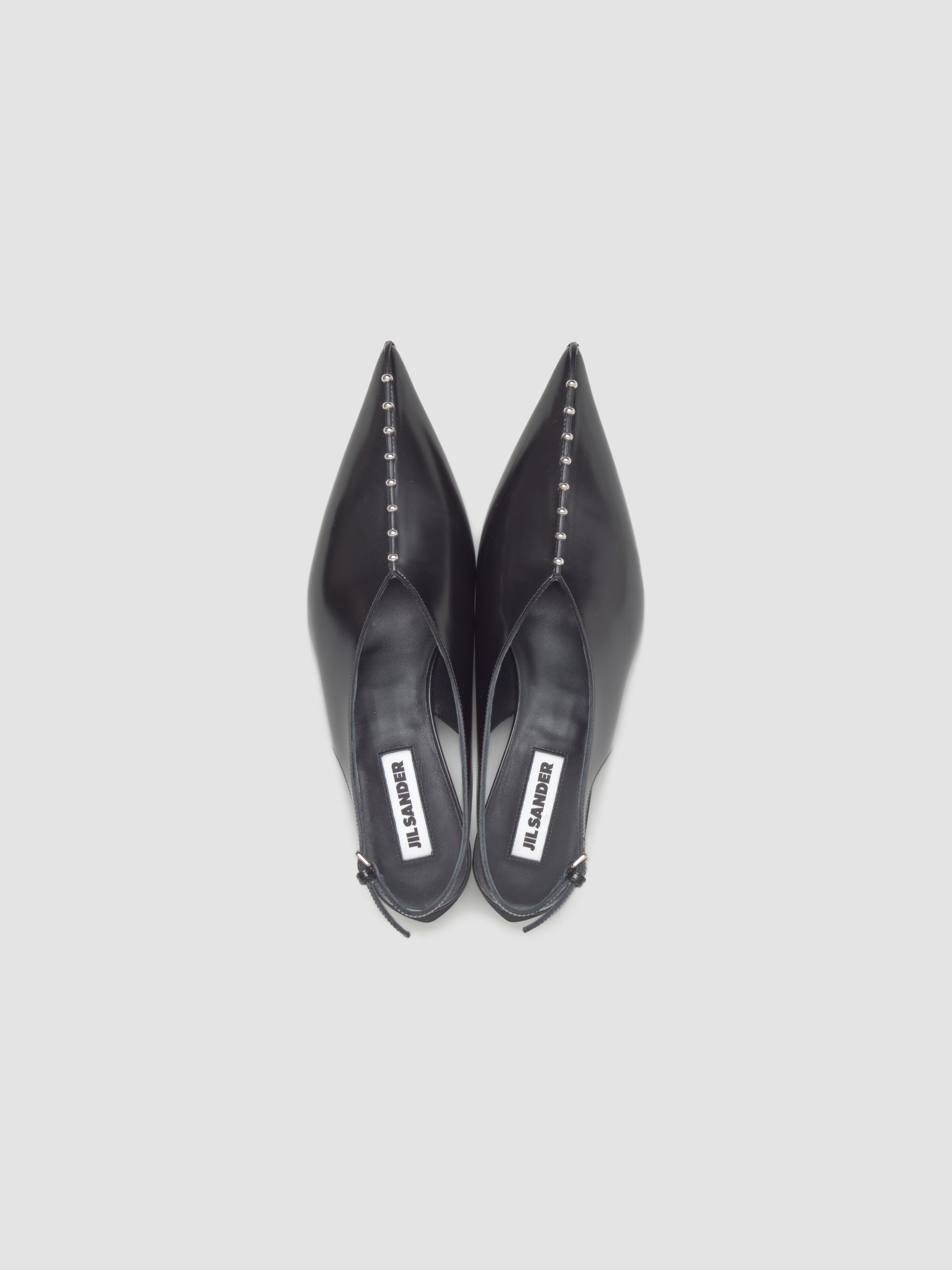 Sling Back Pumps in Black