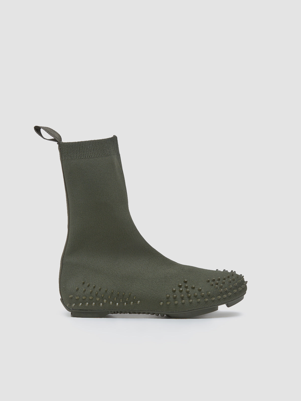 x LGN Mostro Sock Knit Sneaker in Dark Olive